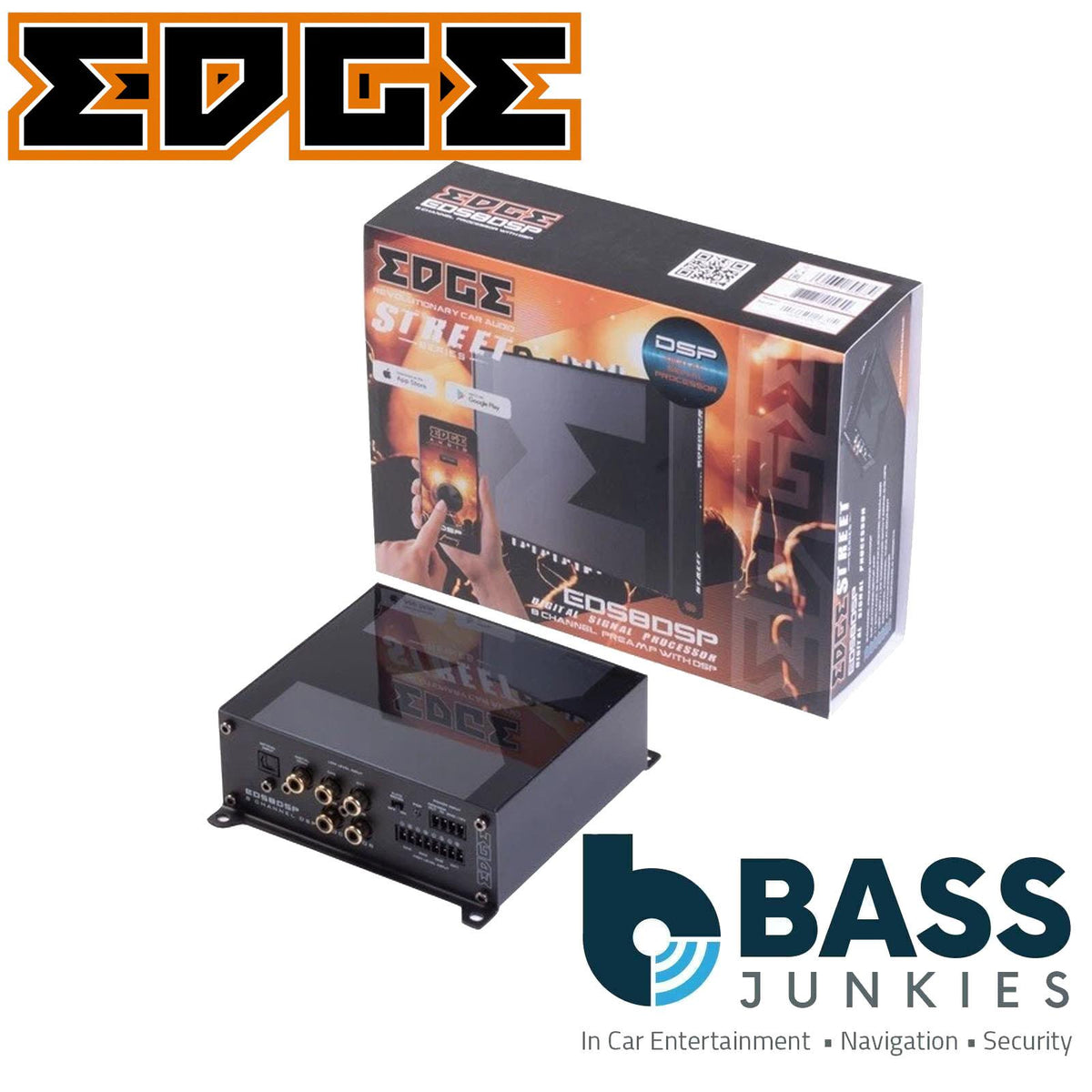 EDGE EDS8DSP-E3 - 8 Channel RCA Digital Signal Processor DSP Car Audio Amplifier