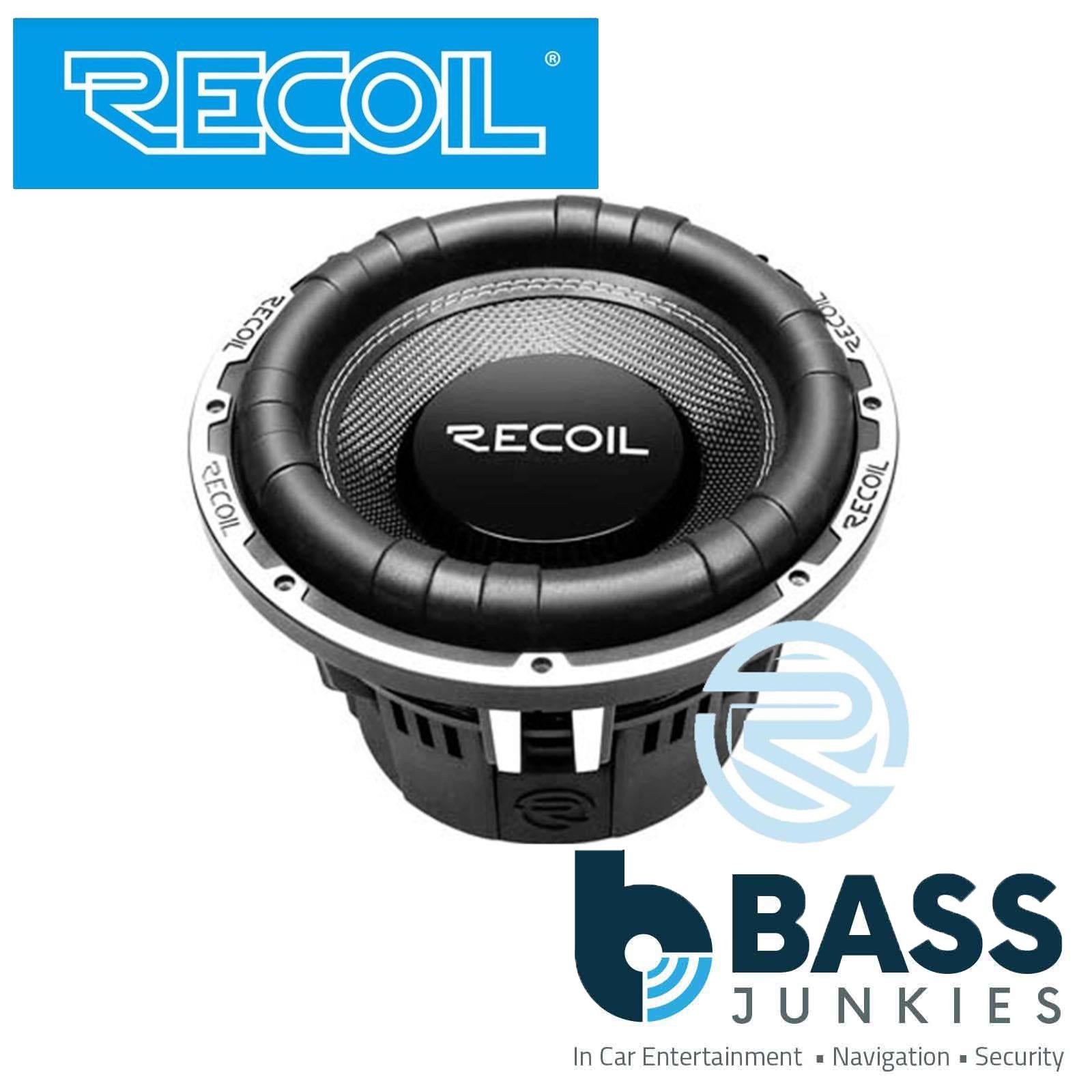 Recoil SW12D4 -   2000 Watts  Peak 12" Inch 30cm Dual 4-Ohm Car Sub Subwoofer