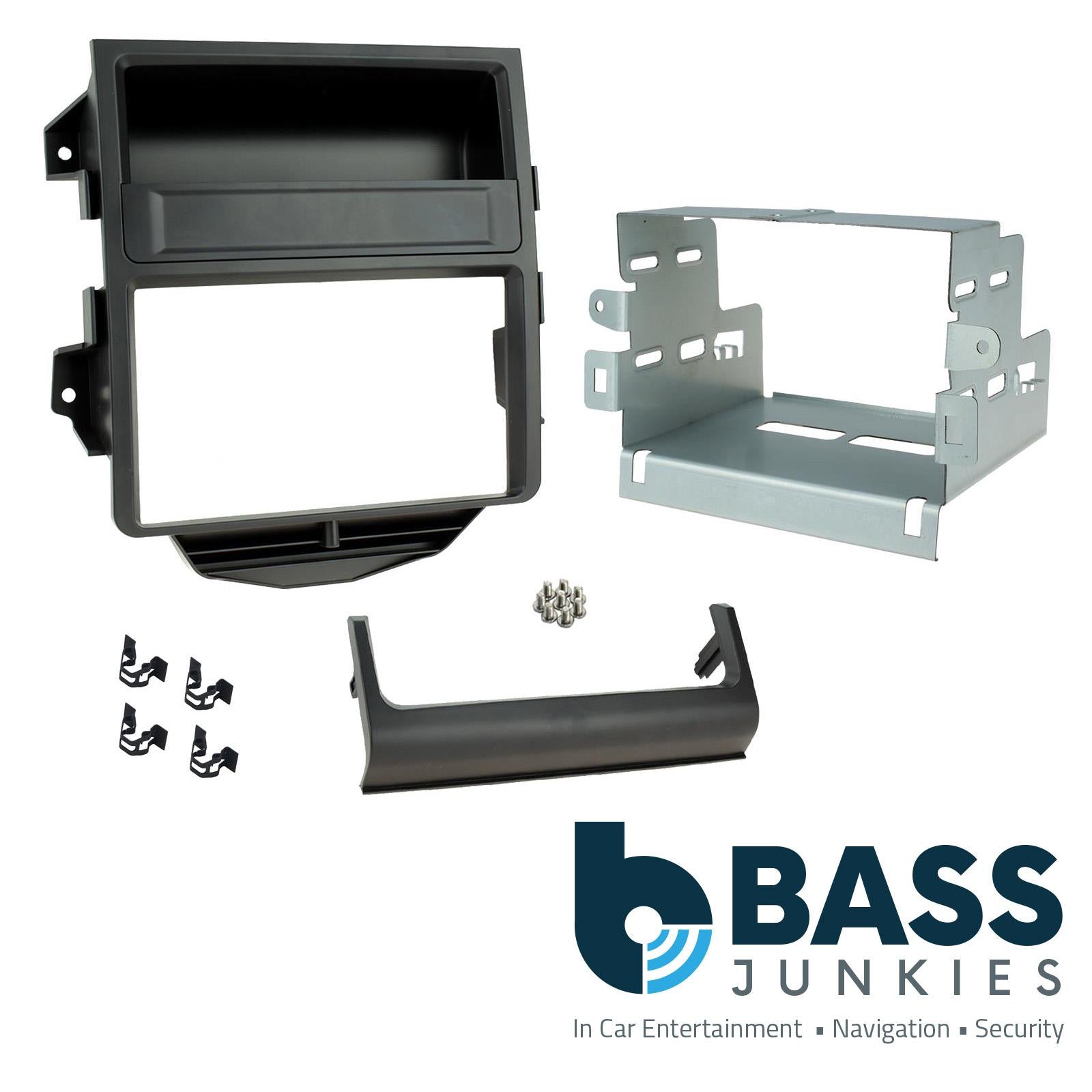 Connects2 CT23PO07 Double Din Fascia Adaptor Kit Black for Porsche Macan (95B) 2014-2016