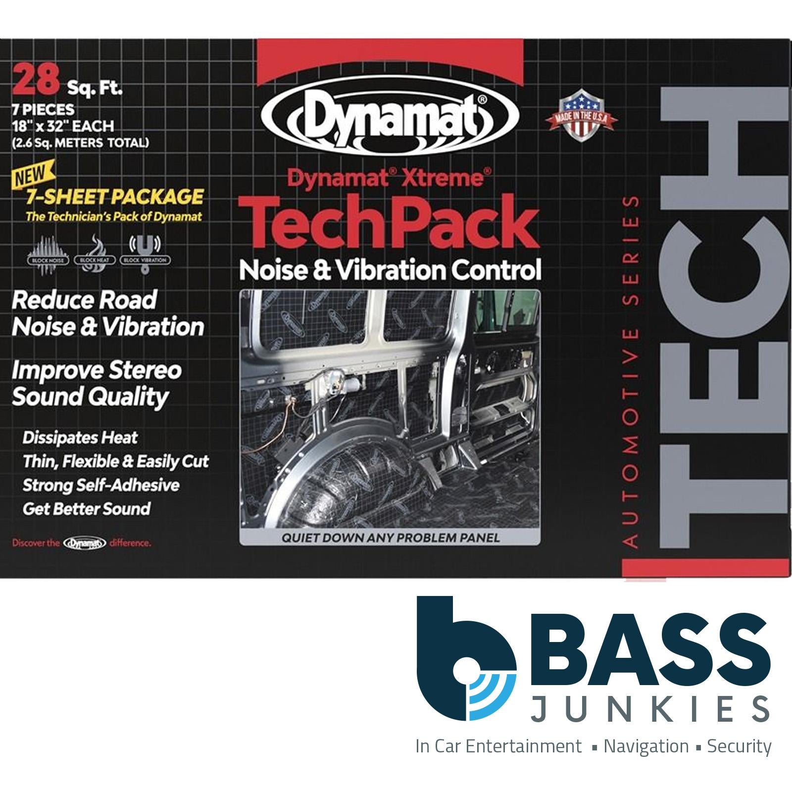 Dynamat Xtreme TECH PACK - Car & Van Sound Deadening Material 7pcs 28sqft