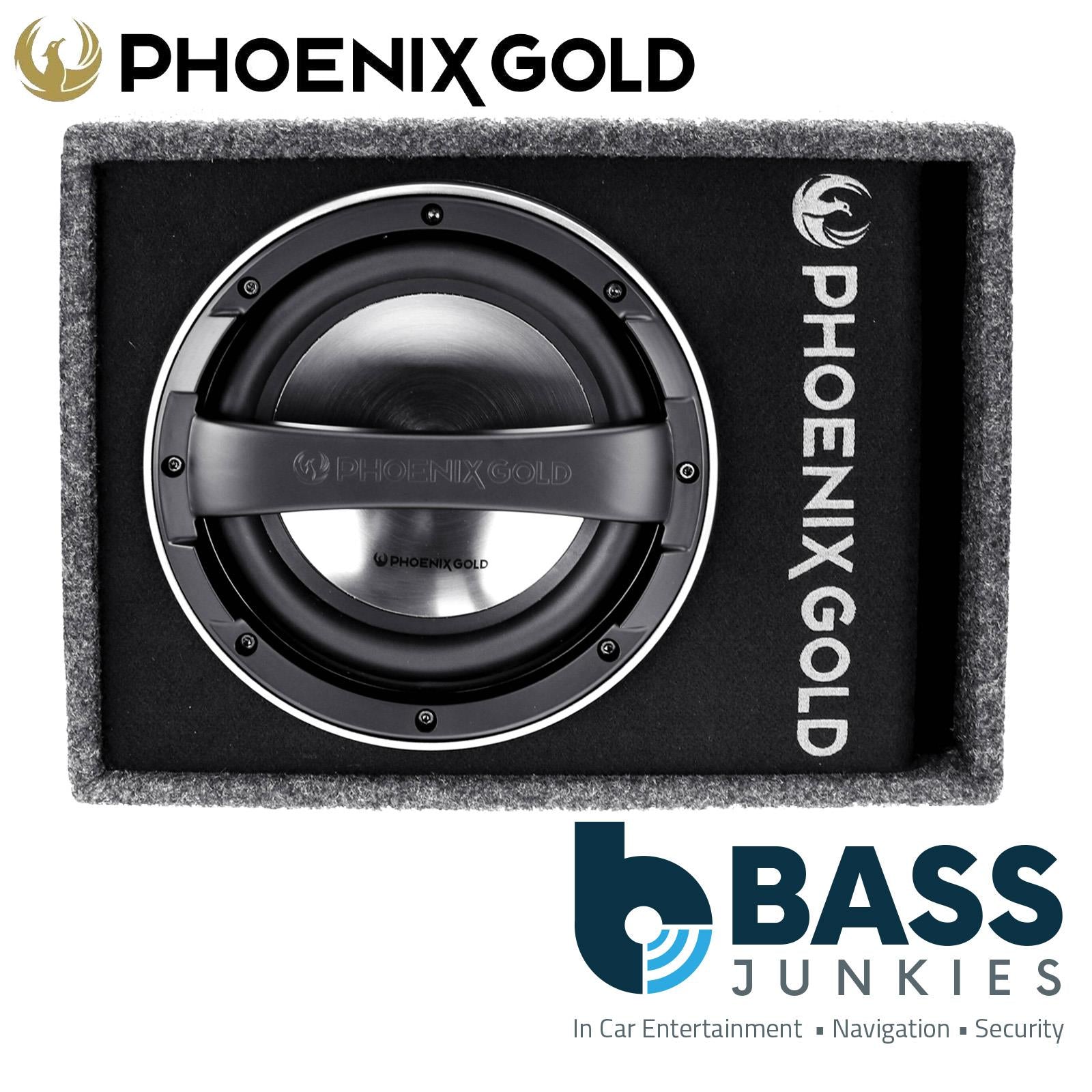 Phoenix Gold Z112AB - Z Series 12" 320 Watts Single Subwoofer Active Amplified Car Enclosure Box