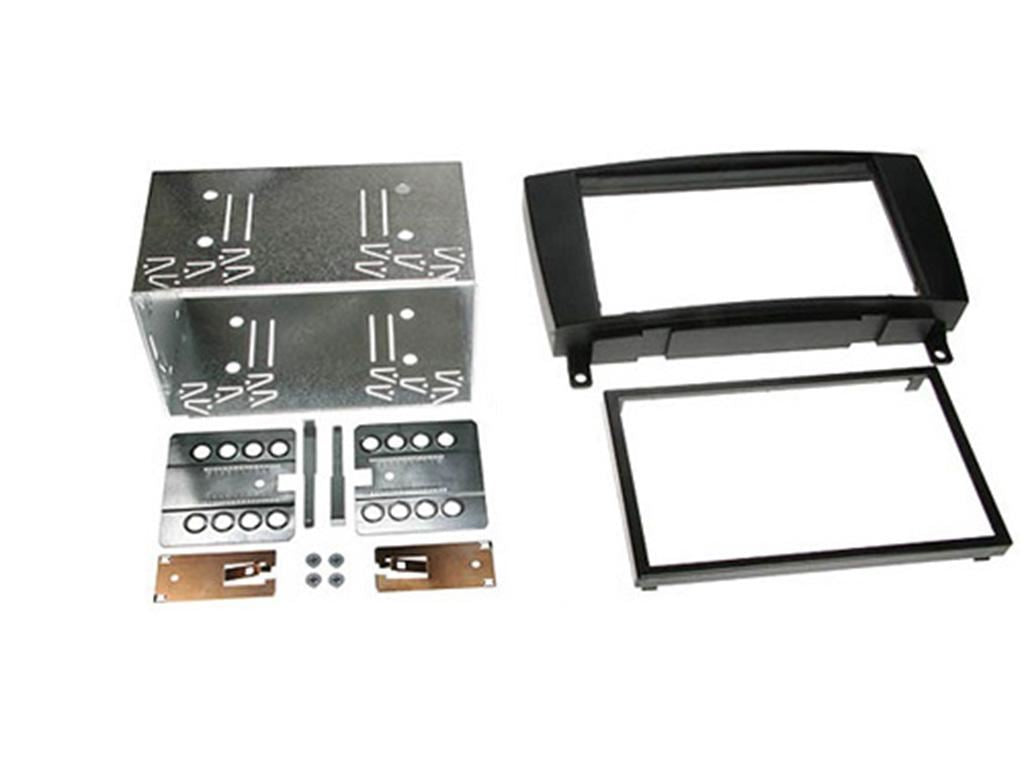 Connects2 CTKMB15 - Mercedes Benz CLK 2004 - 2009 Double Din Fascia & Steering Wheel Interface Installation Kit