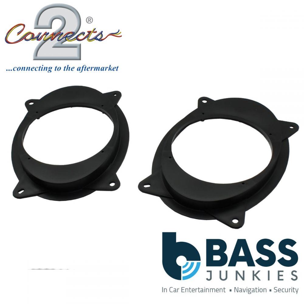 Connects2 CT25TY12 - Toyota Highlander 2006 - 2011 165mm 6.5" Front Door Car Speaker Adapter Brackets