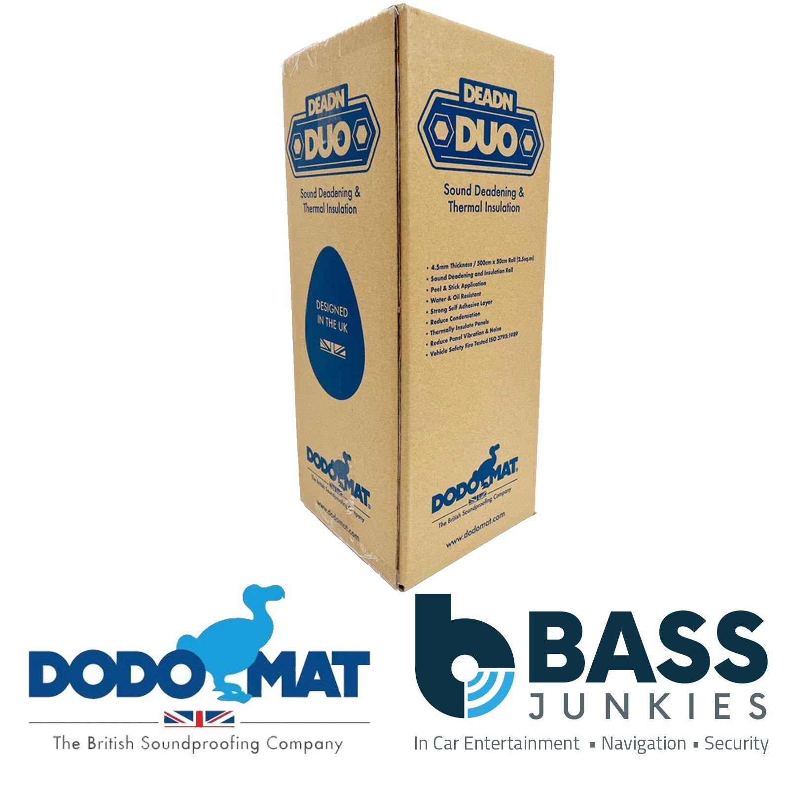 DODO DEADN DUO PRO - Twin Pack 7mm 10m Roll (5sq.m) Sound Deadening Foam Underlay Mat