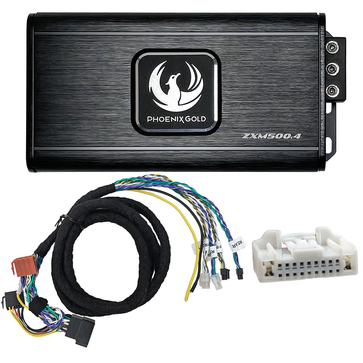 Phoenix Gold 500 Watts 4 Channel Car Amplifier Kit Nissan Pathfinder R51 2004-12