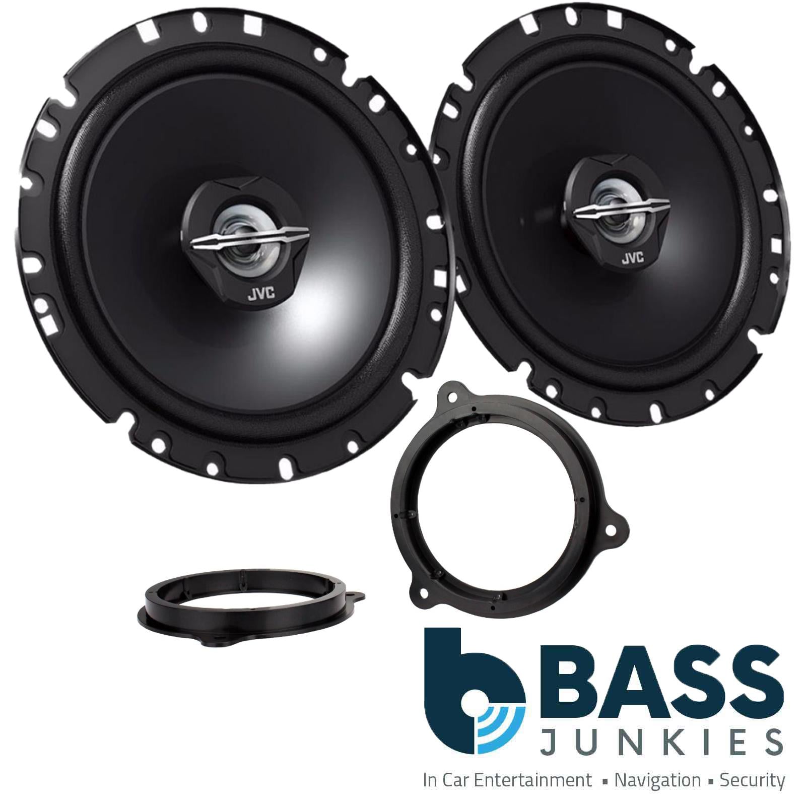 Dacia Lodgy 2012-2014 JVC 17cm 6.5 Inch 600 Watts 2 Way Front Door Car Speakers