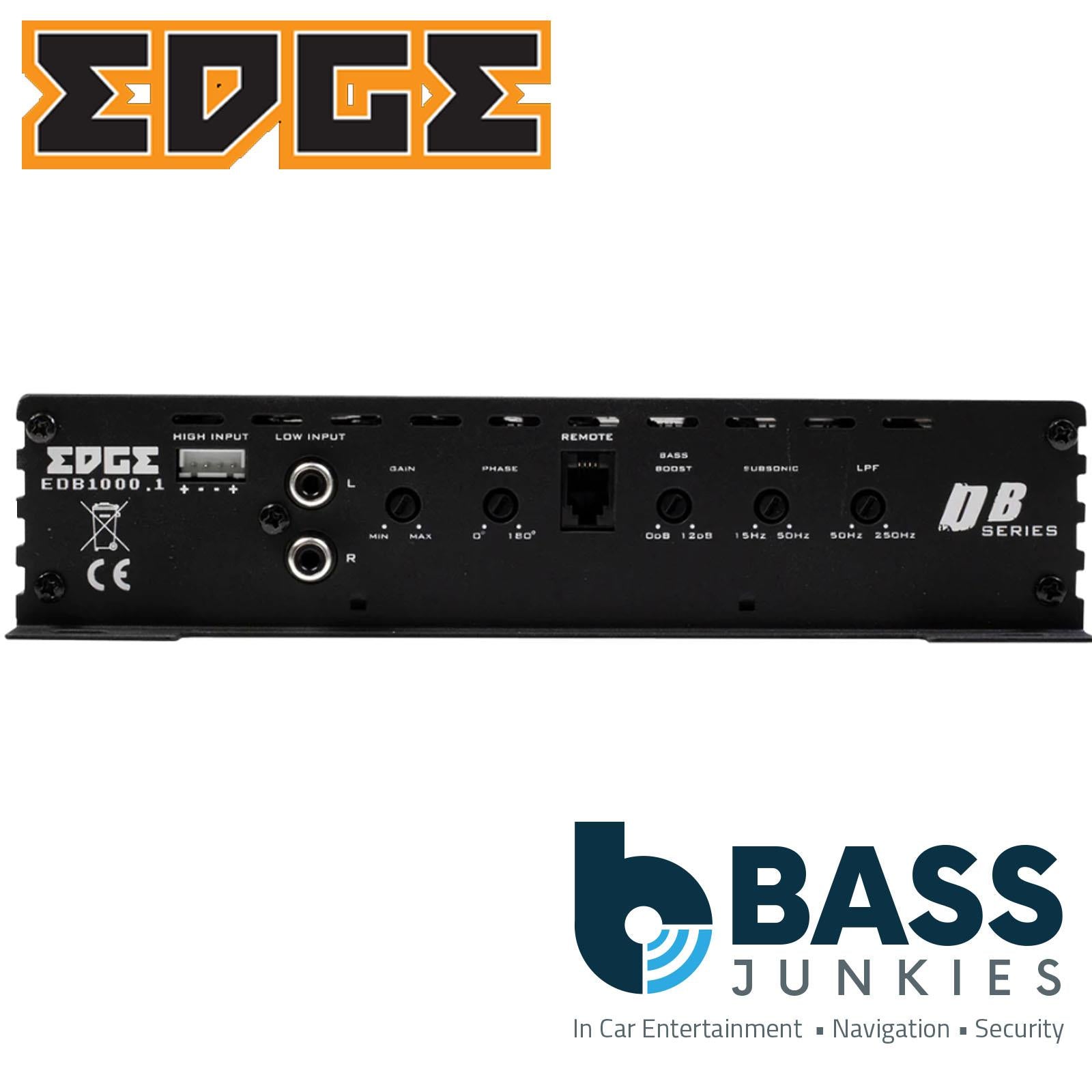 EDGE EDB1000.1-E9 DB Series Monoblock 2000 Watts Car Amplifier