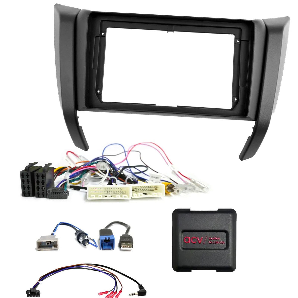 For Nissan Navara NP300 Frontier 2017-On 9" Android Fascia & CAN Bus Fitting Kit