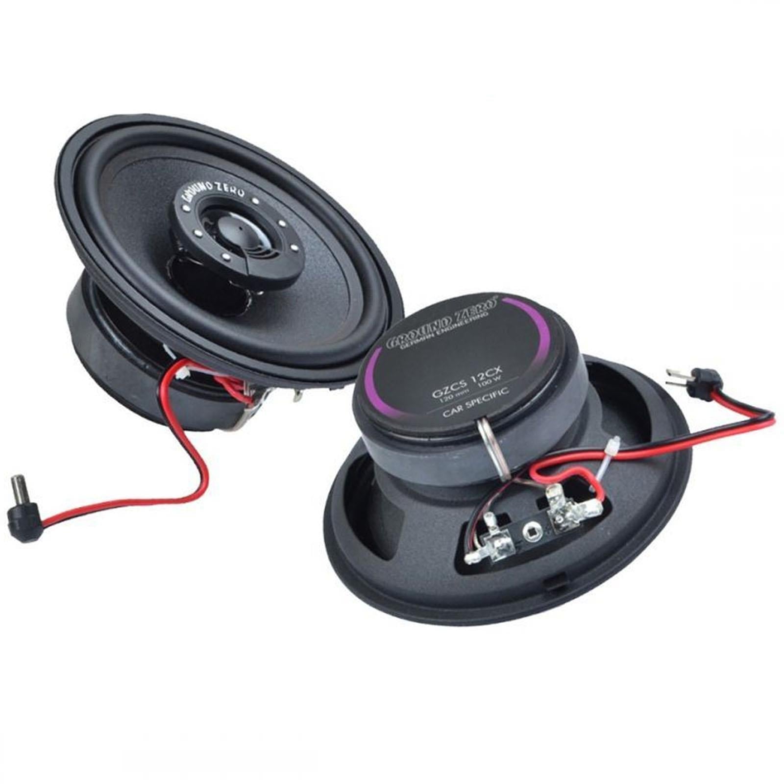 Ground Zero GZCS 12CX - Mercedes Benz Top Dash 12cm 100 Watts 2 Way Car Speakers