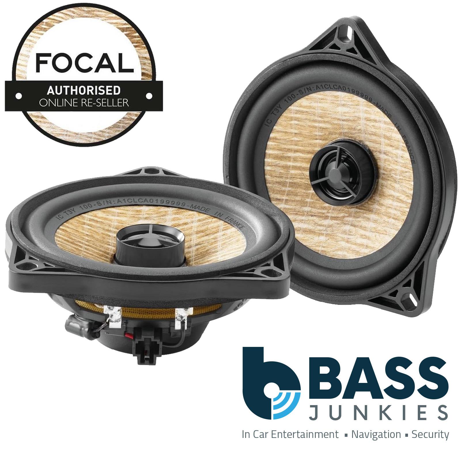 Focal ICT3Y100 - 4" 2 Way Coaxial Car Speakers to fit Tesla 3 & Y Models