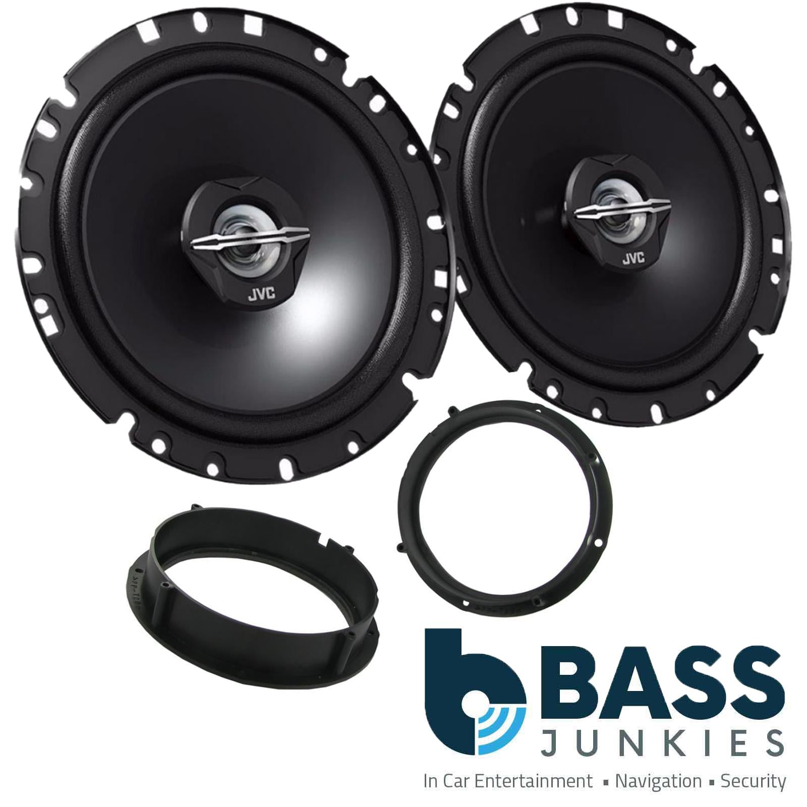 VW Amarok 2009-2014 JVC 17cm 6.75 Inch 600 Watts 2 Way Front Door Car Speakers