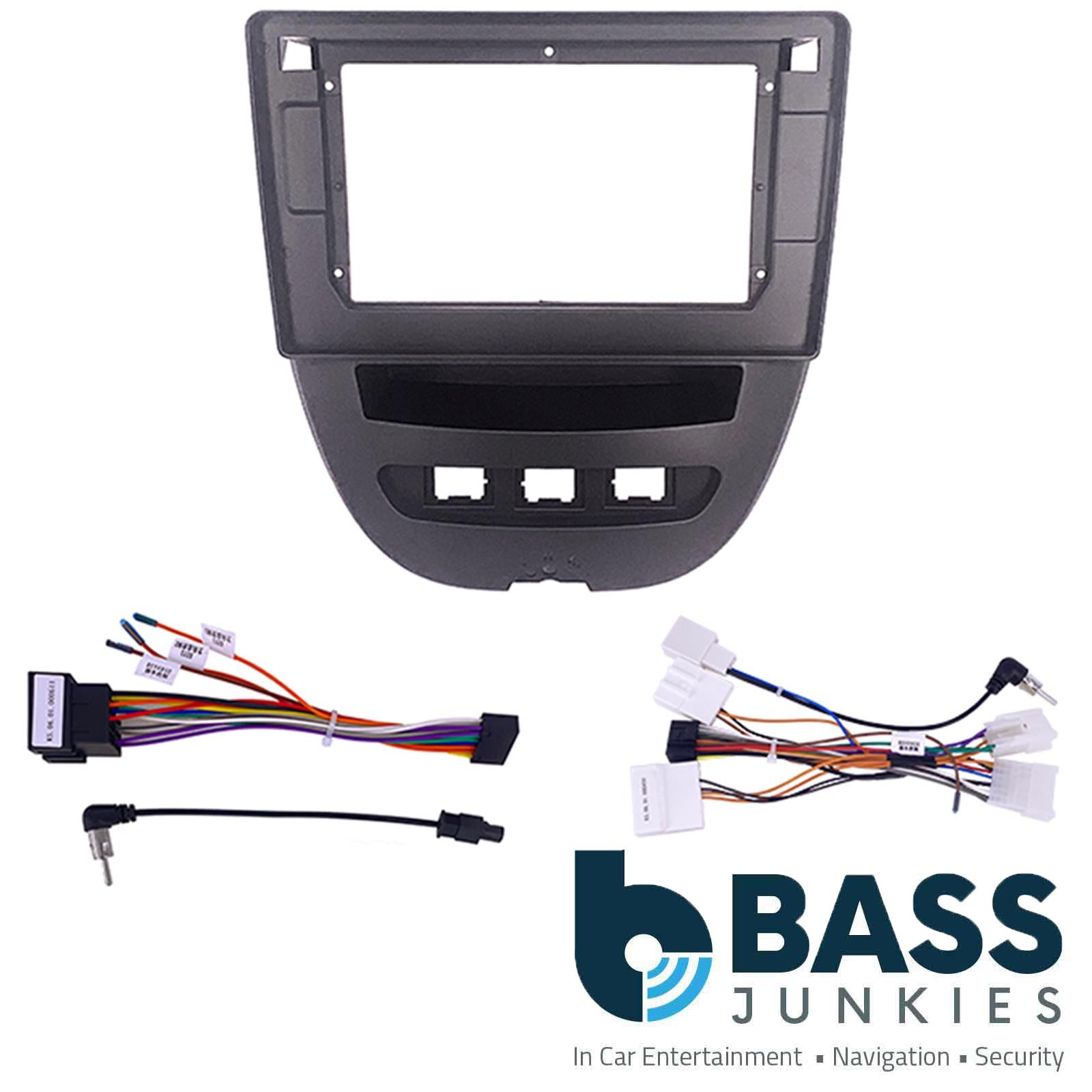 For Peugeot 2008-14 On Fascia Panel Interface for 9" Android Car Radio Screen