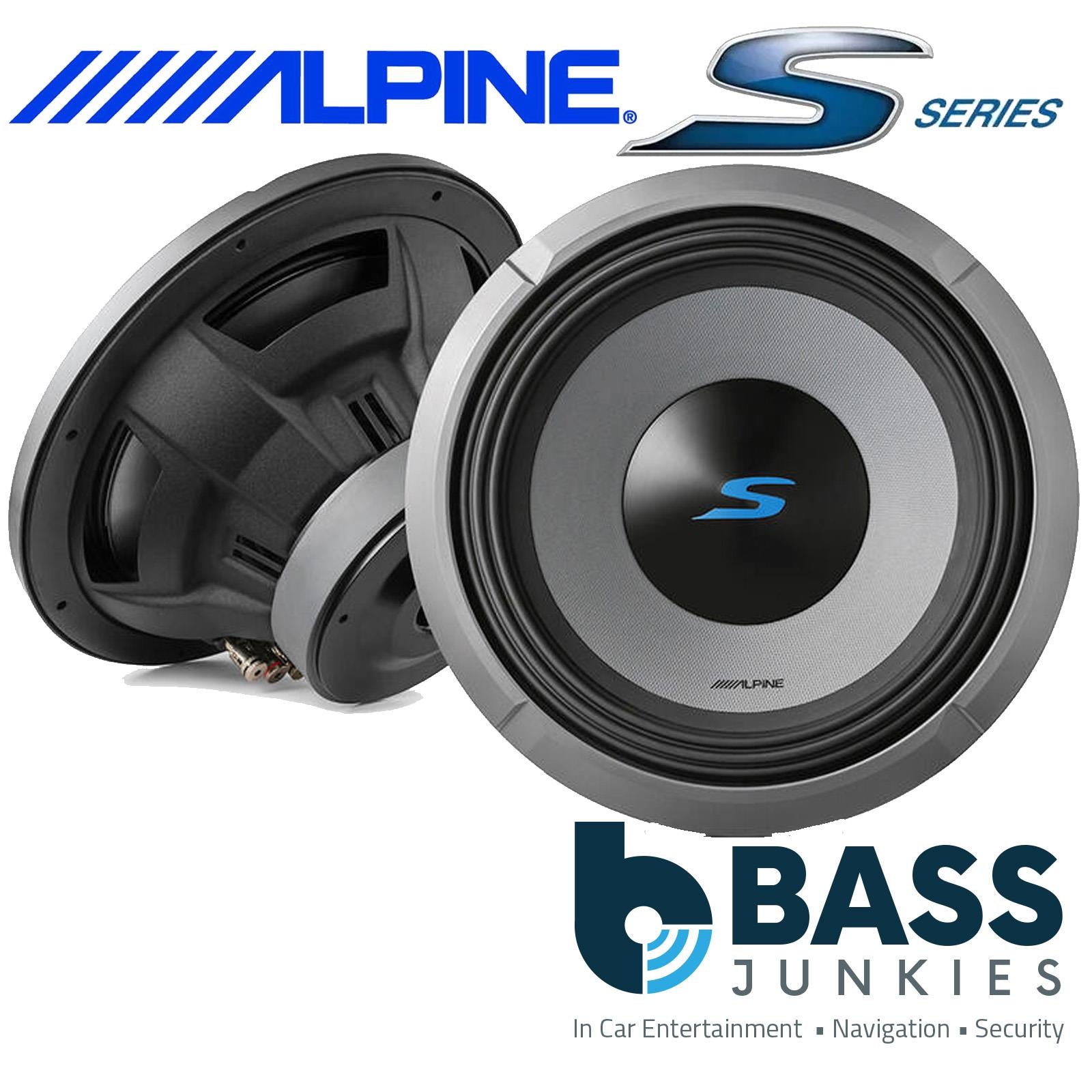 Alpine S2-W10D2 - 10” 25cm 1800 Watts Dual 2 Ohm Car Subwoofer Bass Sub Driver