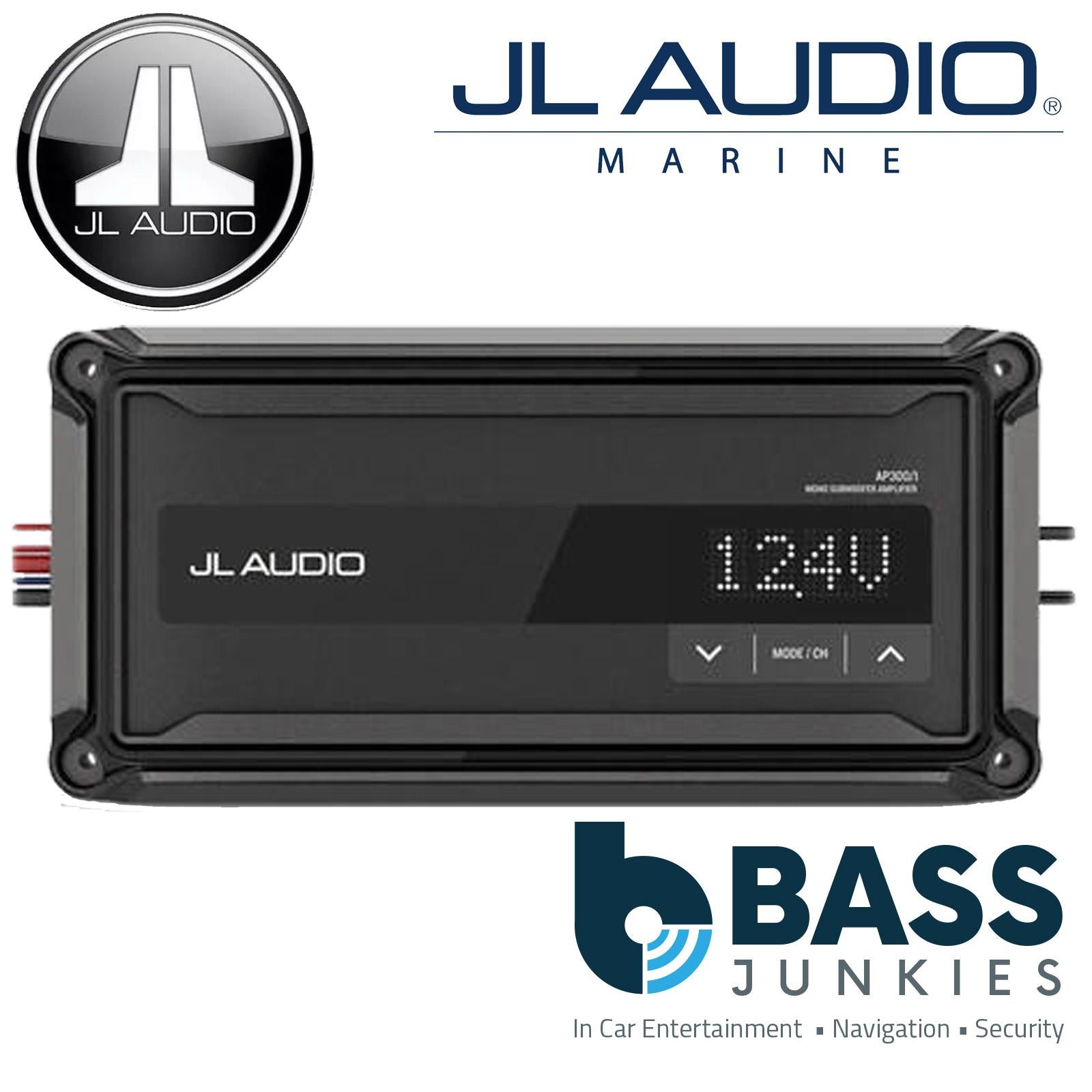 JL Audio AP300/1- 300 Watts RMS Compact Monoblock Car or Marine Class-D Amplifier