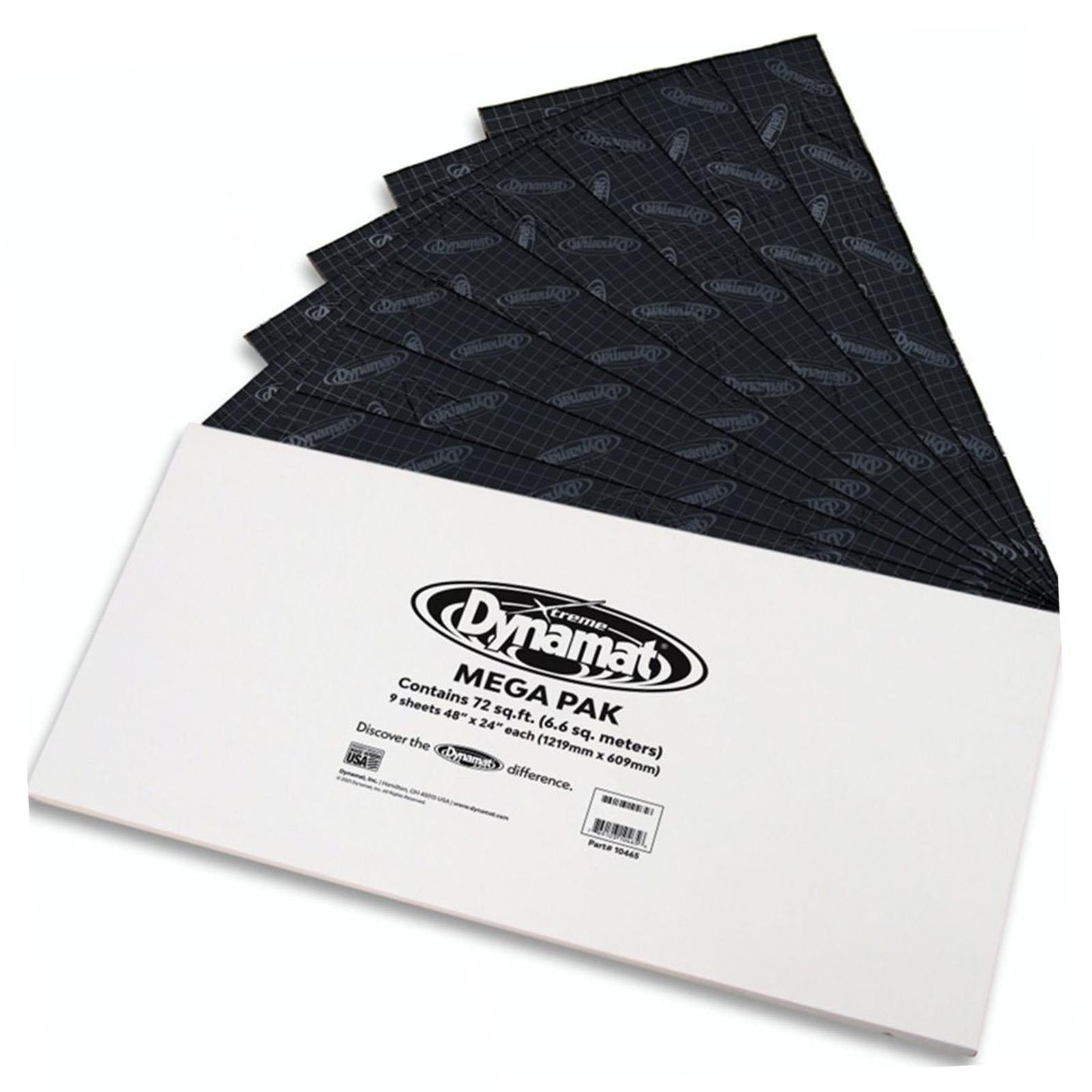 Dynamat DYN10465 - Xtreme Mega Pak 72sq.ft 24" x 48" x 9 Sheets Car Sound Deadening Mat