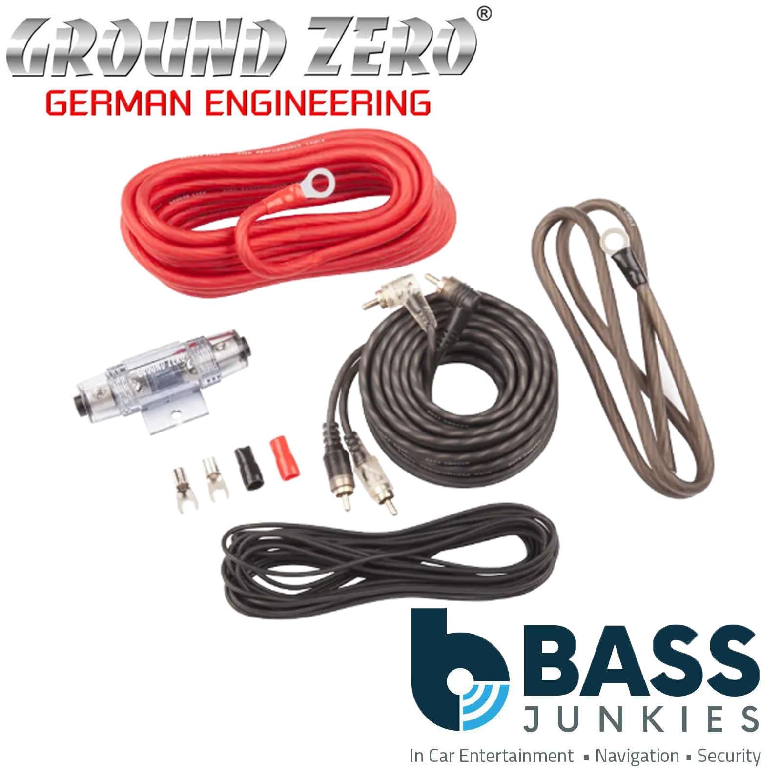 GROUNDZERO GZPK 10XLC - 7AWG 10 mm² Cable kit with AGU fuseholder