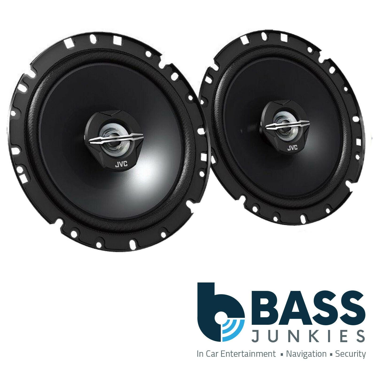 Ford Focus 2002 On JVC 6.5" 17cm 600 Watt 2 Way Coaxial Car Front Door Speakers