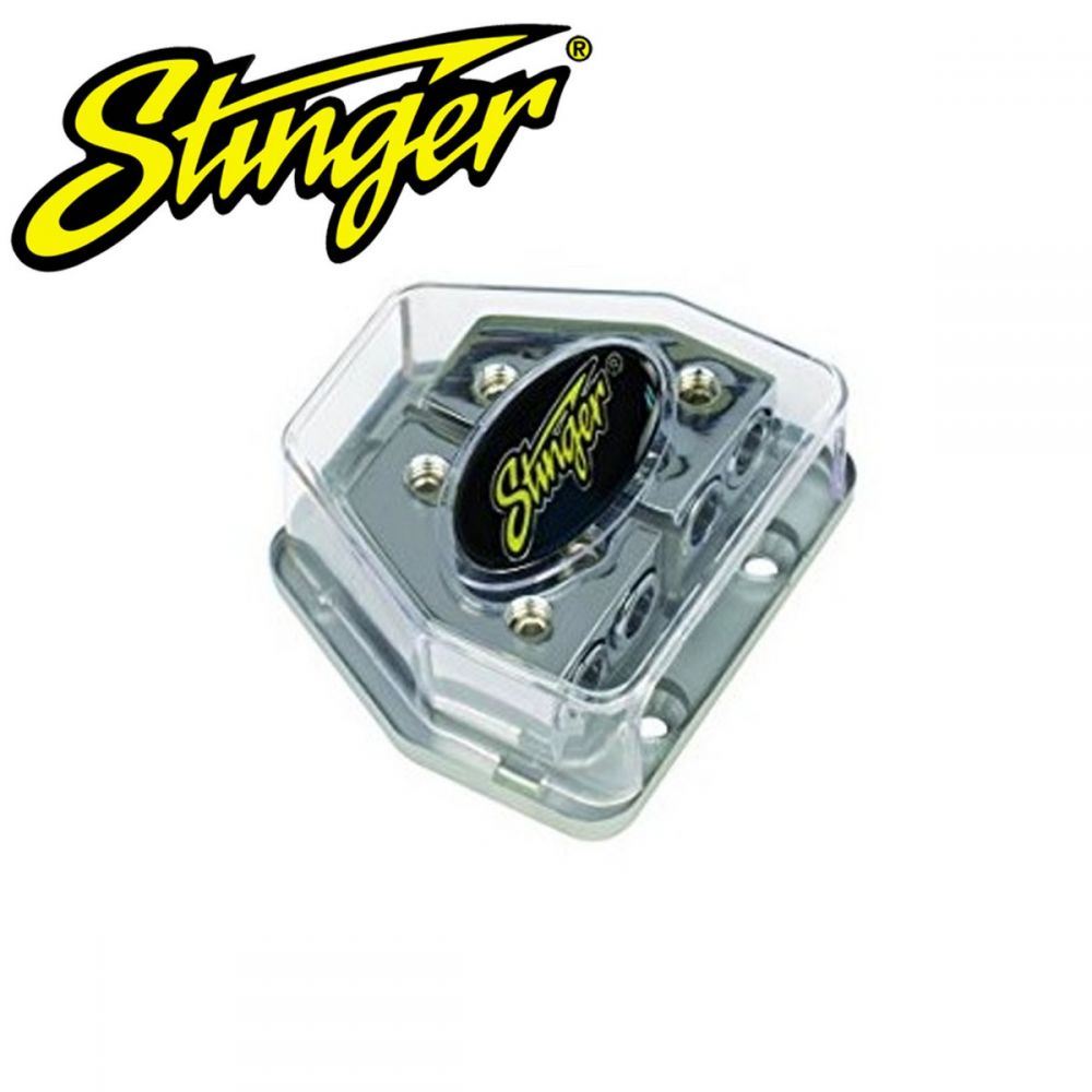 Stinger SPD570 Shoc-Krome Power Ground Distribution Block 4 or 8GA