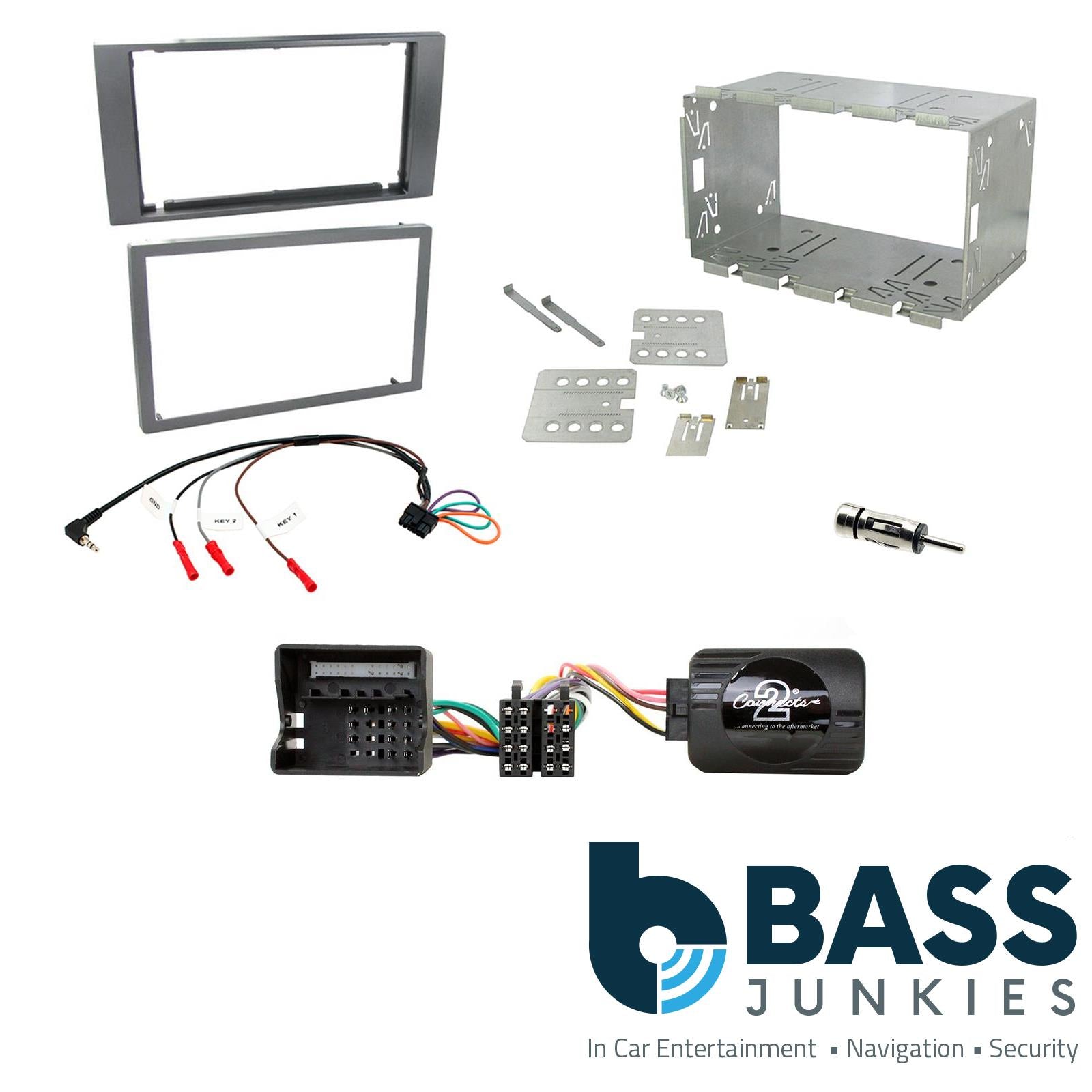 Connects2 CTKFD47 Ford Focus 2004 - 2007 Car Stereo Double Din Fascia Fitting Kit