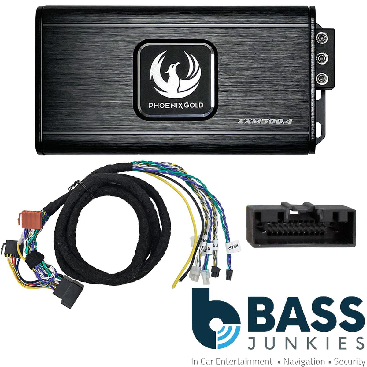 Phoenix Gold 500 Watts 4 Channel Car Amplifier Kit for Ford B-Max 2012 Onwards