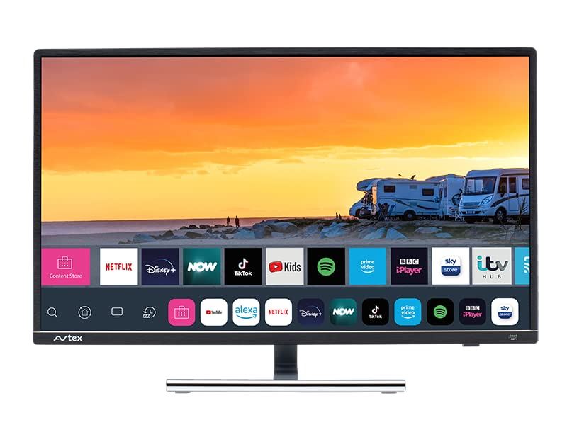 Avtex W279TS 27" (27inch) [DC 12v/24v] 240v AC Wi-Fi | Internet | Full HD | HD Freesat Decoder | Smart TV | DVB-T | DVB-S | Amazon Prime|Disney+|iPlayer|Netflix|Now TV|YouTube Full 1080p