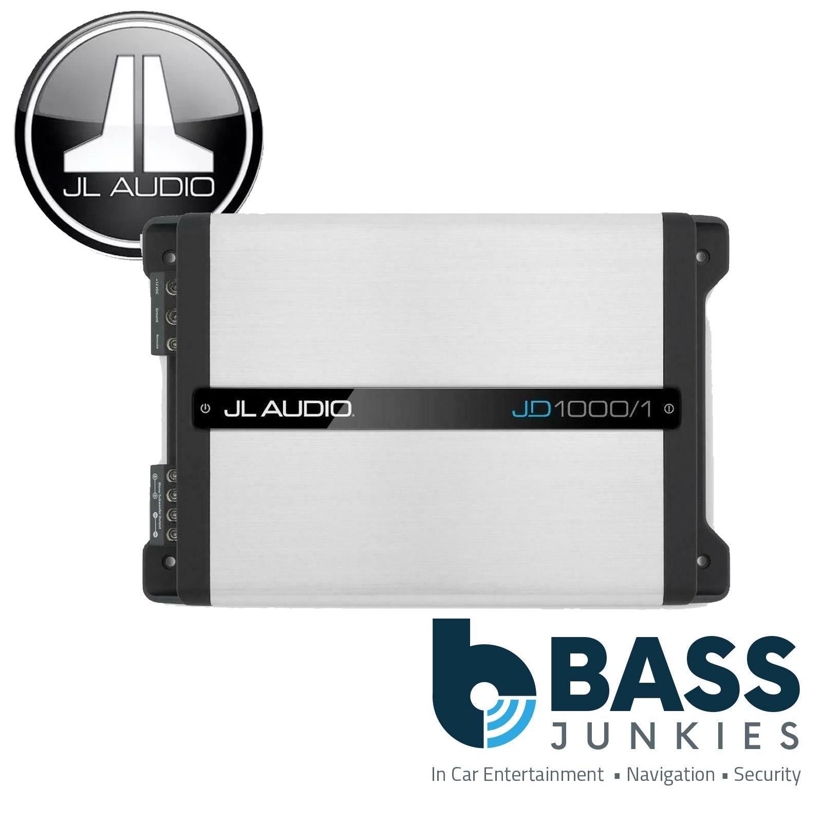 JL Audio JD1000/1 Monoblock Class D Amp – 1000W x1 @ 2Ω / 600W x1 @ 4Ω (14.4V)