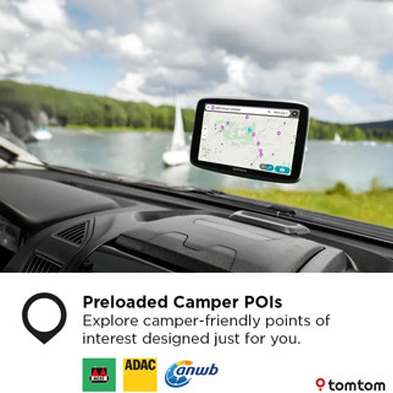 TomTom GO Expert Plus 7" HGV Truck GPS Sat Nav Europe WiFi Portable Navigation