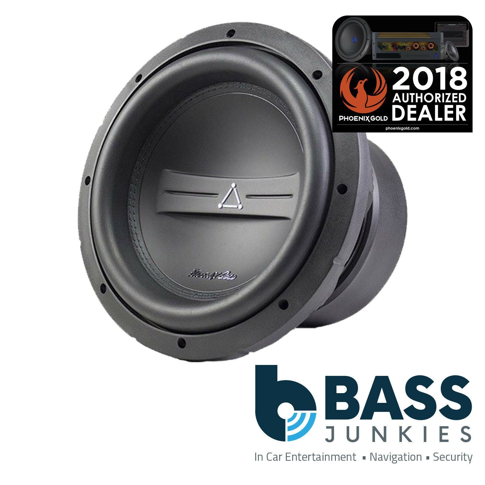 Phoenix Gold Ti3 12D2 - Ti2 Series 12" Inch 600 Watts Dual 2 Ohm Car Sub Subwoofer