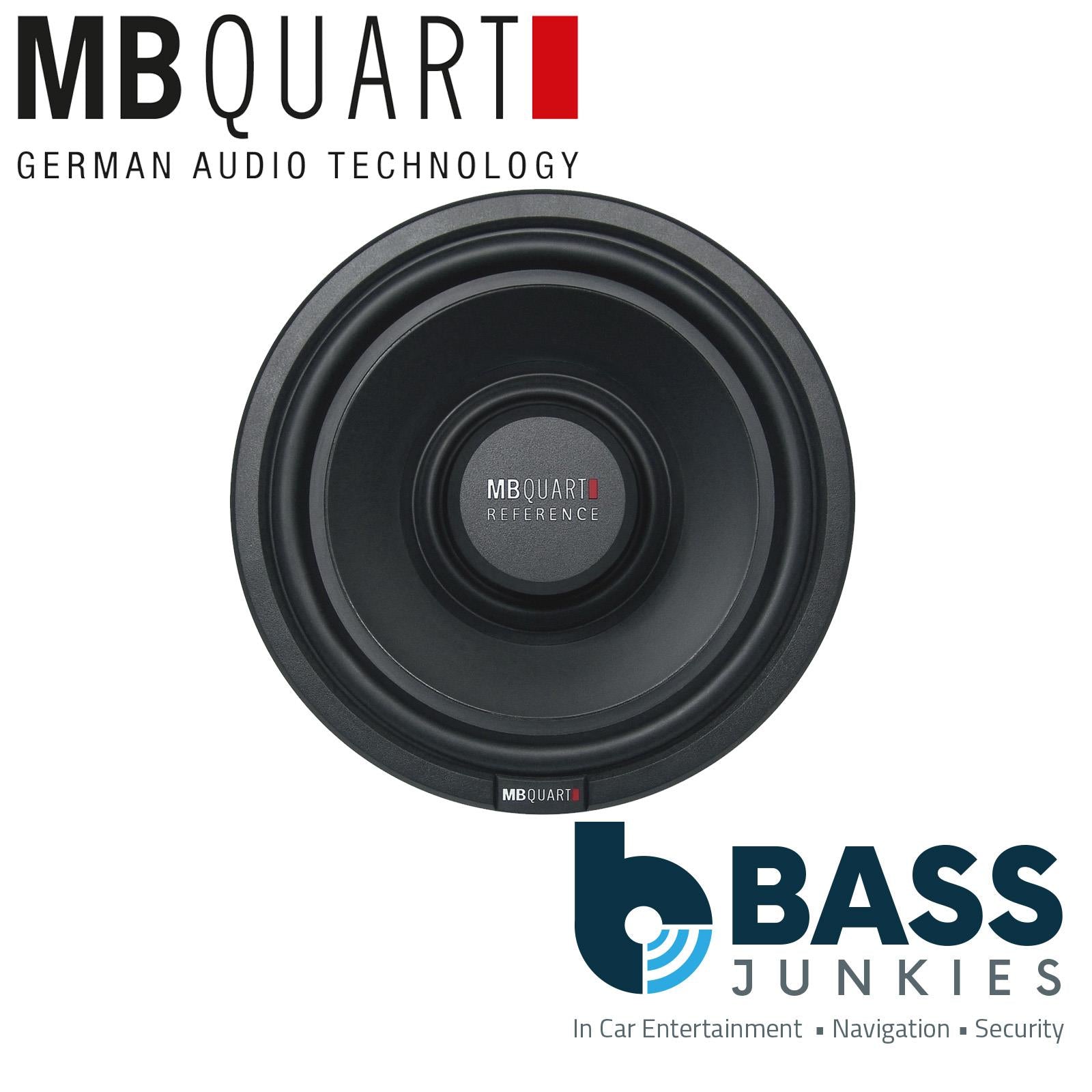 MB Quart RSH304 - 12" 30cm 800 Watts 4 Ohm Shallow Mount Car Sub Subwoofer