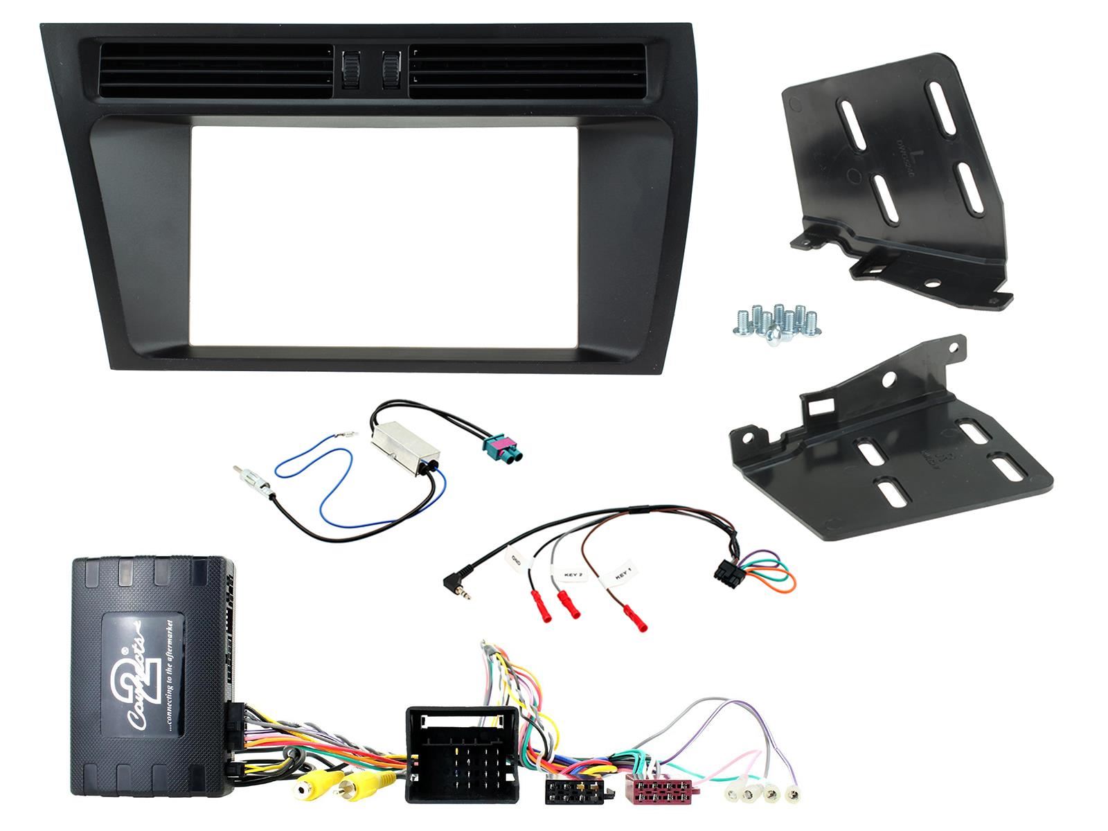 Connects2 Double Din Stereo fitting kit for LHD (left had drive) Audi A4 2008-2015 | A5 2008-2015 Vehicle Specific Stereo Screen Steering Controls Fitting Kit