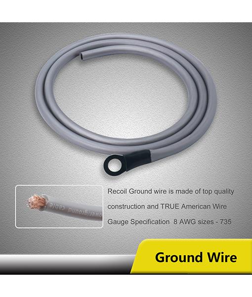 Recoil PCK4 - 4 AWG 1200 Watts OFC Pure Copper Complete Amplifier Wiring Kit