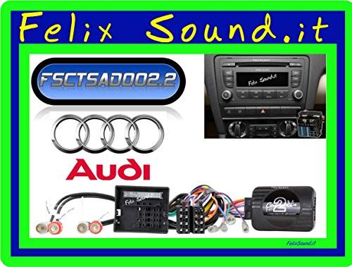 Connects2 CTSAD002.2 - Audi A3 A4 A6 TT Quadlock BOSE Car Stereo Radio Steering Wheel Interface Stalk Control