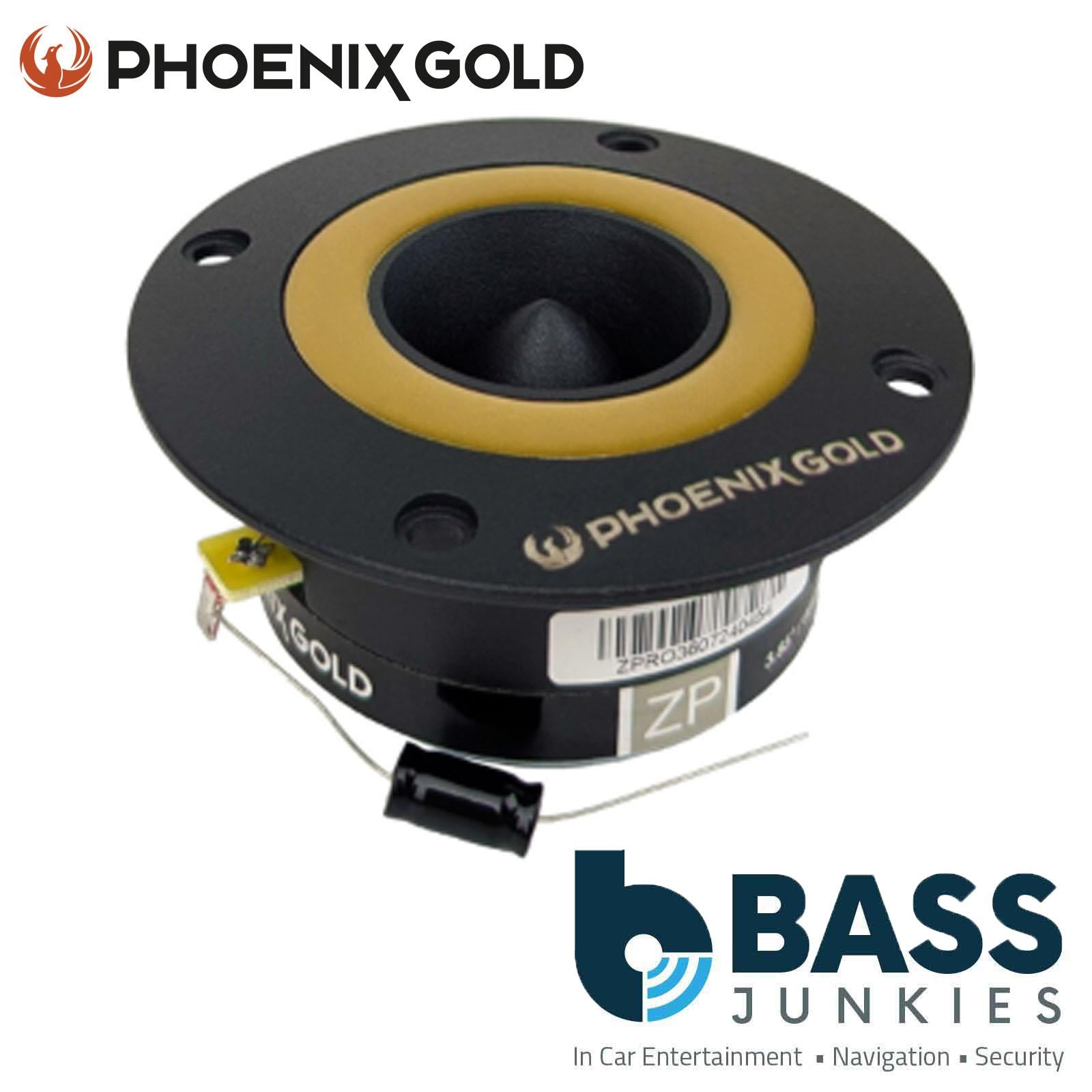 Phoenix Gold ZPRO36 - 450 Watts 3.8" Pro Audio SPL Bullet Car Tweeters Pair
