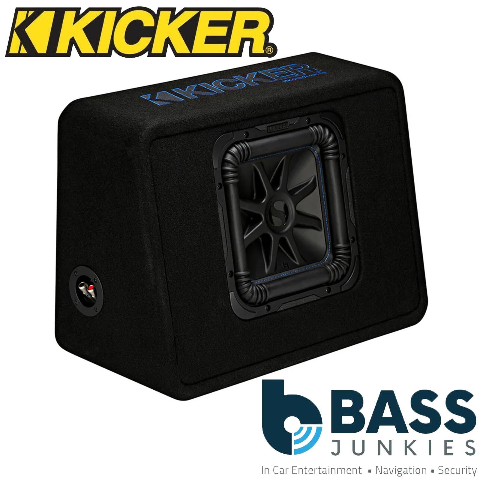 Kicker 44TL7S102 - 1200W 10" Solo-Baric L7S Thin Car Sub Subwoofer Enclosure 2 Ohm