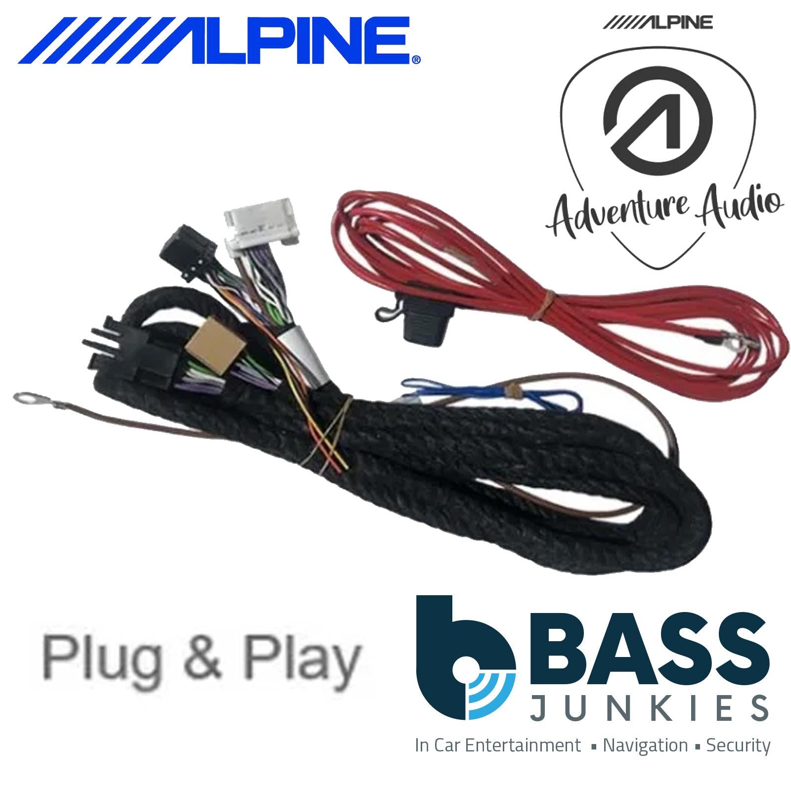 Alpine SPC-W84AT6-2 6-Channel DSP Amplifier Subwoofer Bass Box & 8" Car Speaker Kit for VW Transporter T6