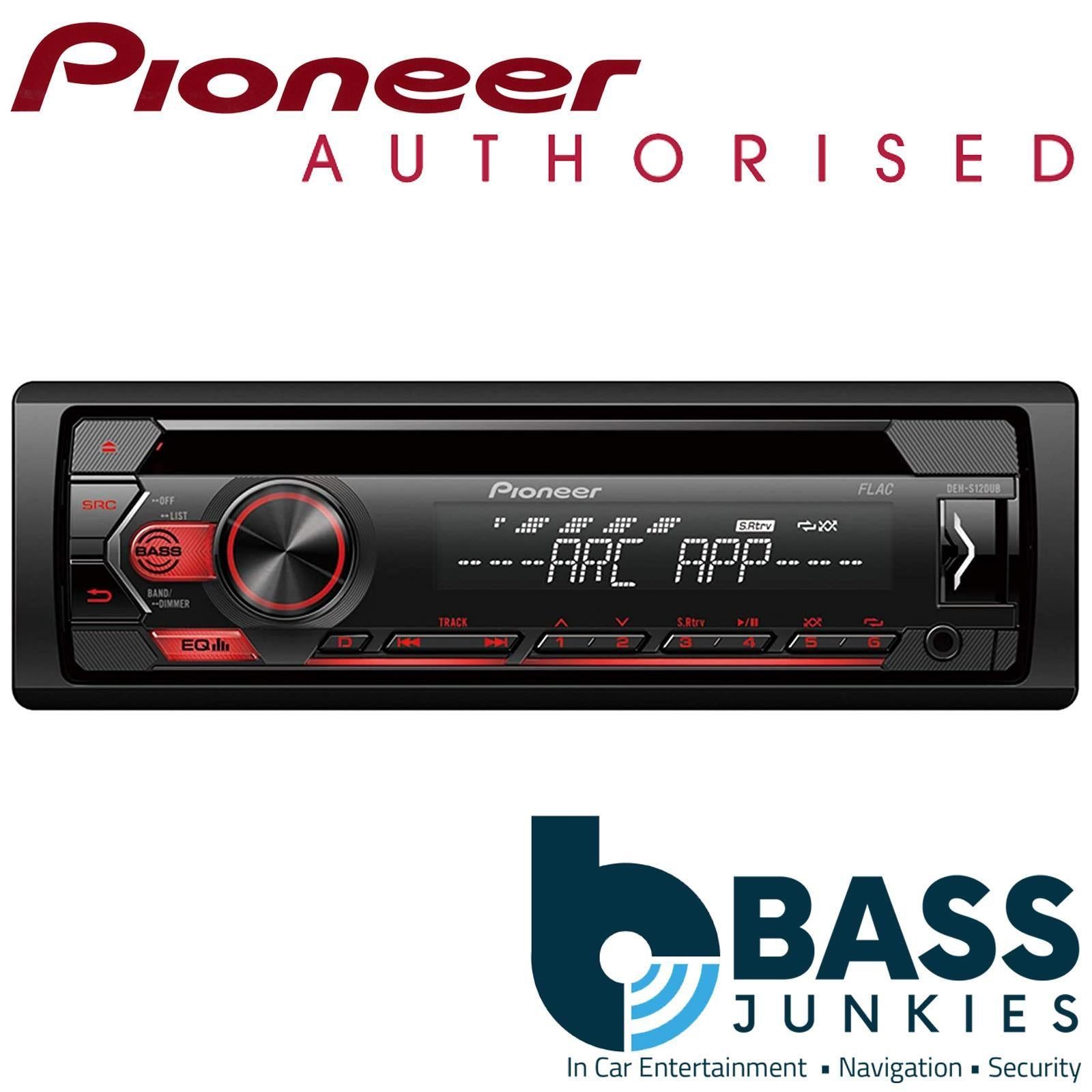 Pioneer DEH-S120UB CD MP3 USB AUX 1 RCA Car Stereo Radio Player RED Display