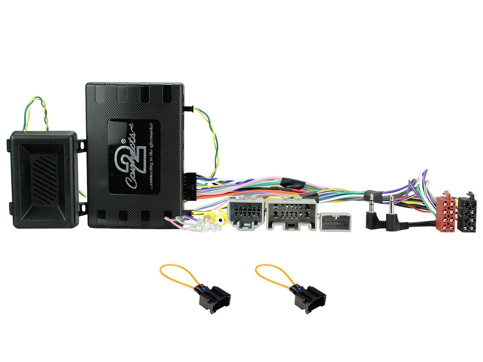 Grundig 6.8" Apple Android Double Din Stereo Fitting Kit + Steering Wheel Stalk Controls to fit Volvo V70 2012-16 | Volvo XC70 2012-16