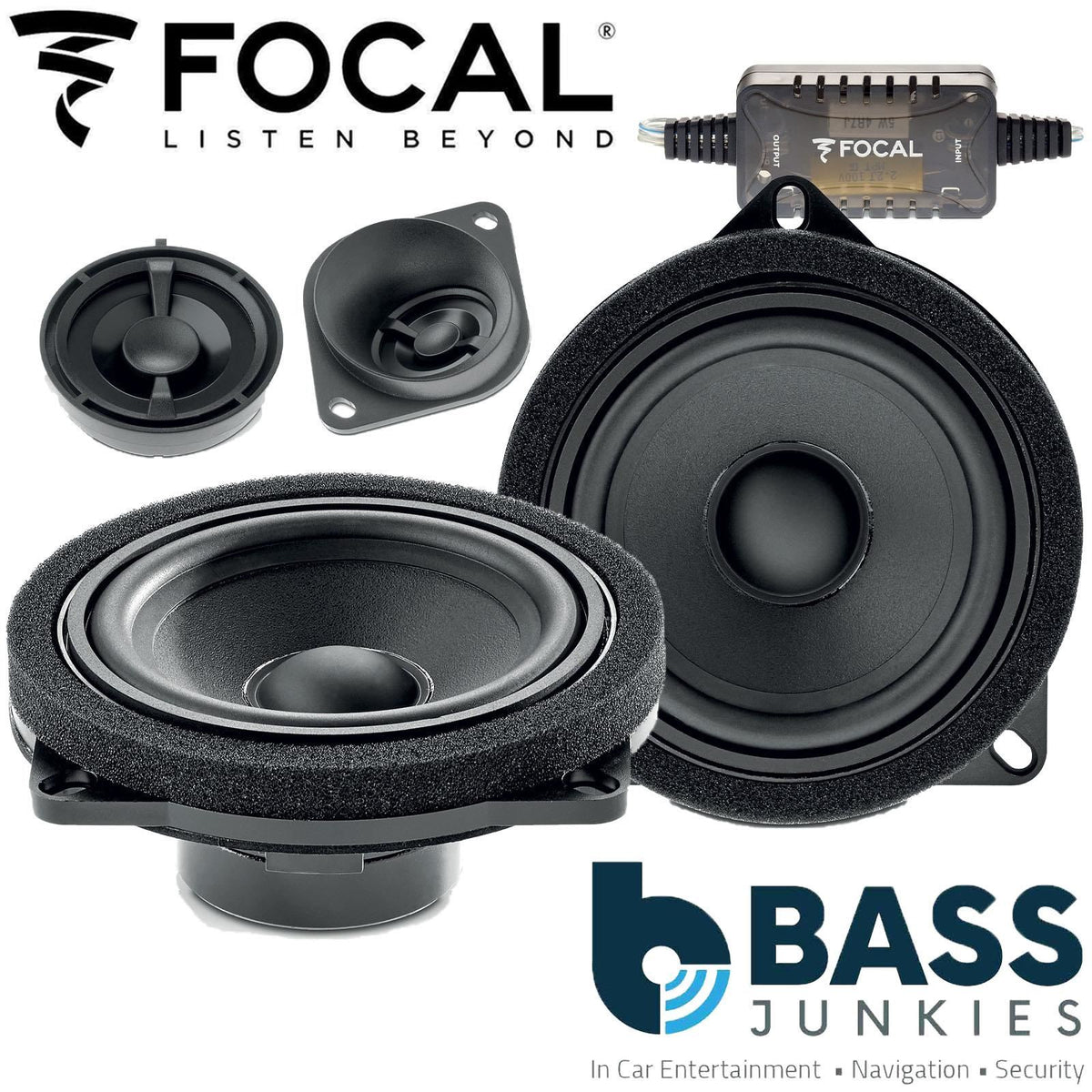 Focal ISBMW100L 4" 160 Watts Component Rear Speakers BMW 3 E90 E92 E93