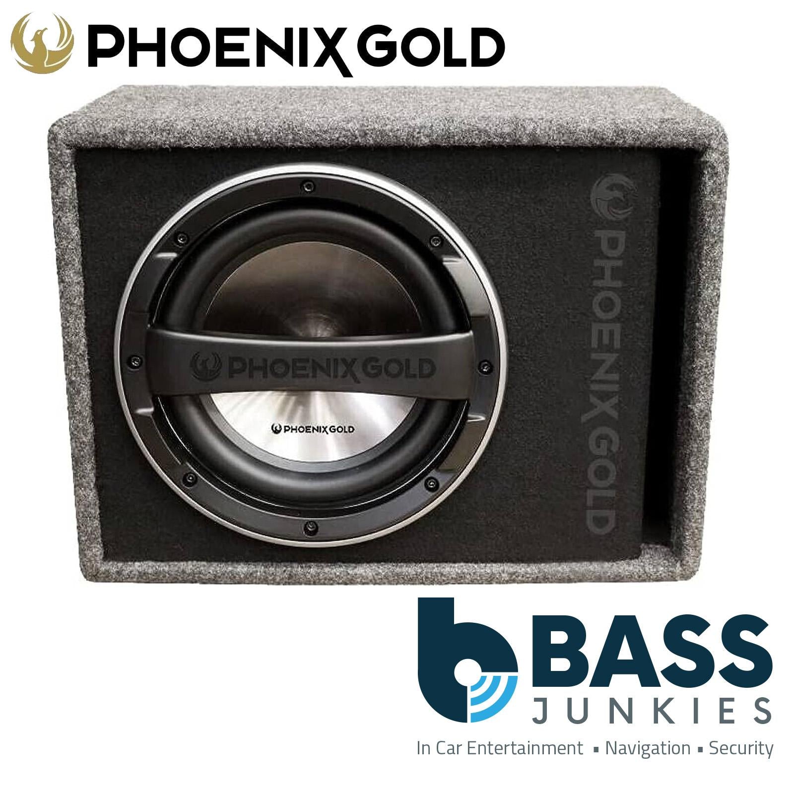 Phoenix Gold Z112AB - Z Series 12" 320 Watts Single Subwoofer Active Amplified Car Enclosure Box