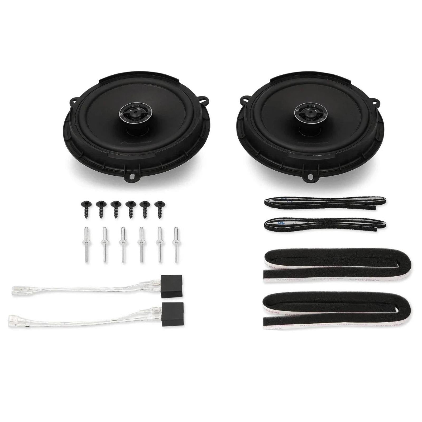 Pioneer 700W 6.5" 2-Way Coaxial Rear Car Speakers for Ford Focus IV Active 2018-22