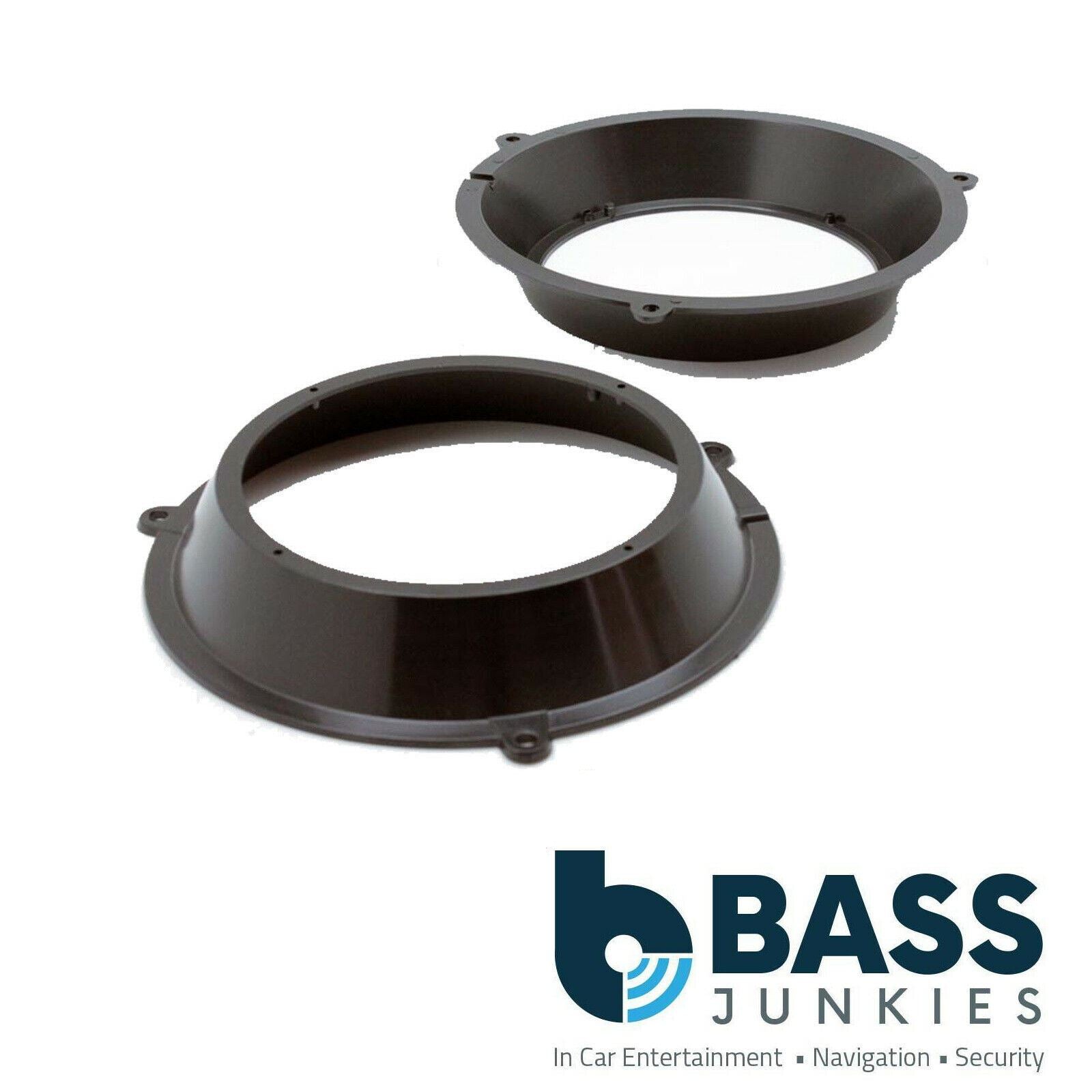 Connects2 CT25FT10 - Fiat Panda 2003 - 2013 165mm 16.5cm 6.5" Front Door Car Speaker Adapter Brackets