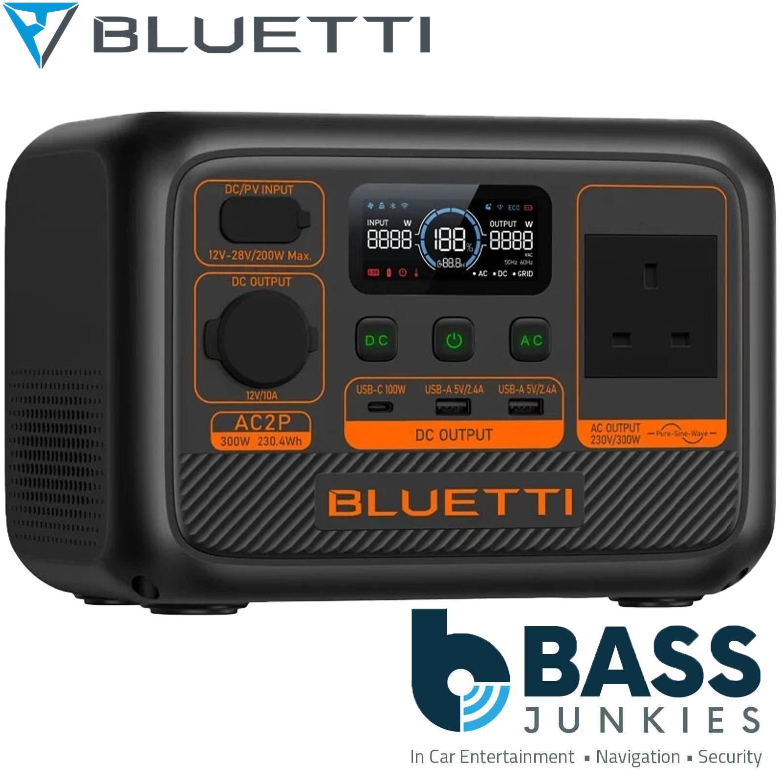 BLUETTI AC2P - Premium Portable Battery Power Station 300W 230Wh