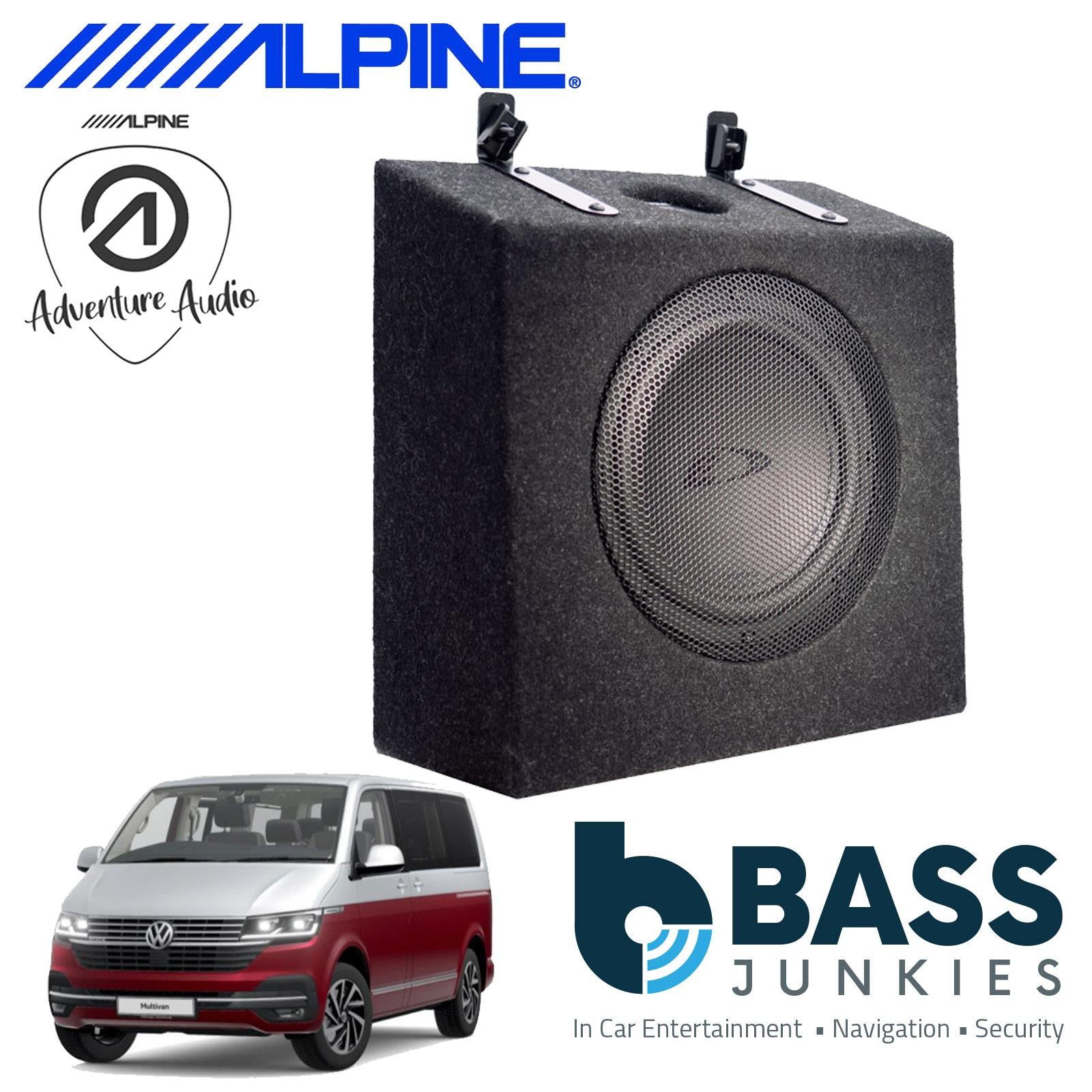 Alpine SWC-D84T6 Underseat 20cm Subwoofer Designed For VW Transporter T6 T6.1