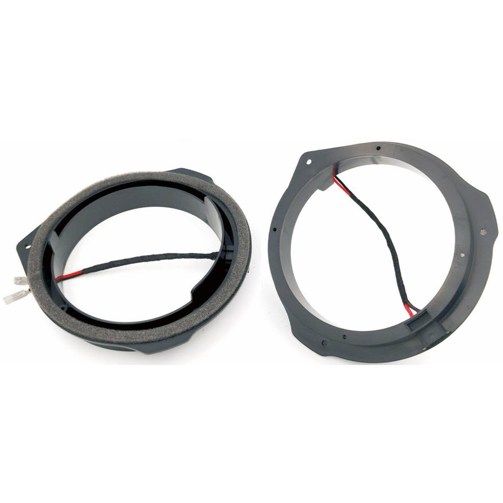 6.5" - 6.75" Direct-Fit Speaker Adapter Brackets for Mercedes Benz E-Class 2002-2016