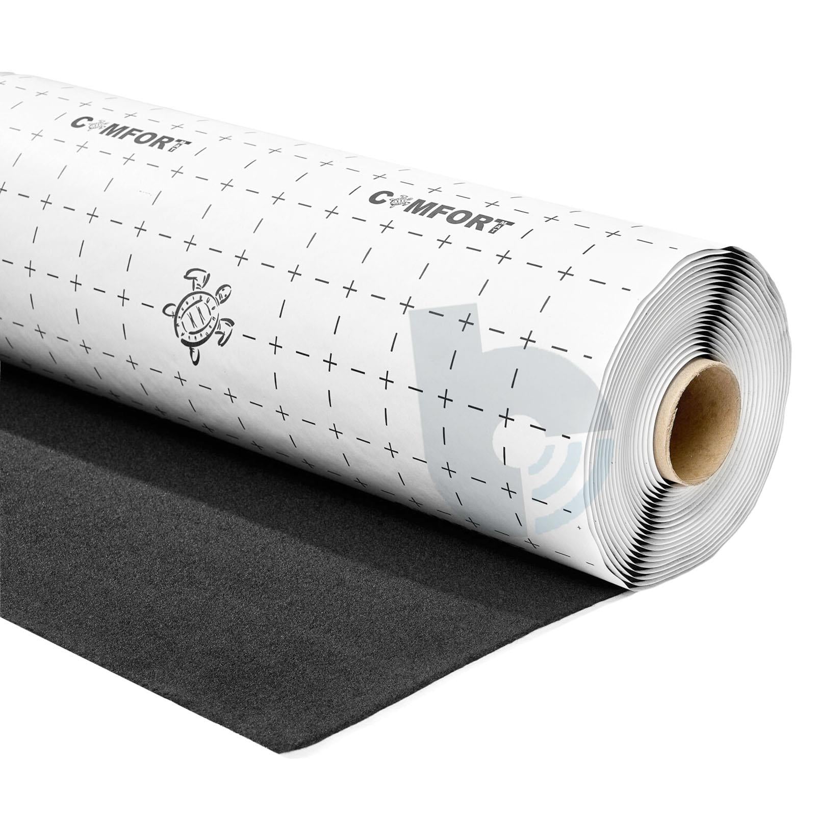 Comfort CARPET GREY - 1.5 x 10m Grey Wrapping Carpet Roll with Glue