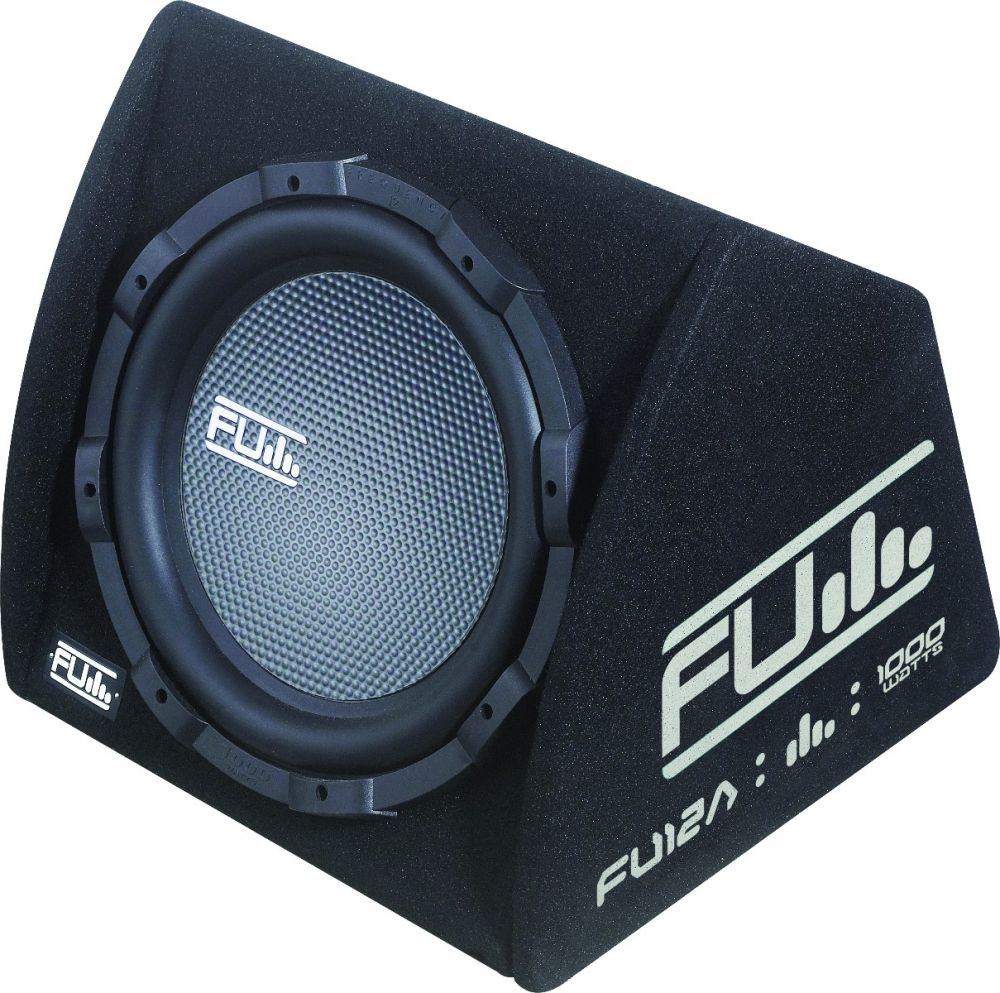 Fli Underground FU12A-F1 - 12" Inch 1000 Watts Active Car Sub Subwoofer Enclosure