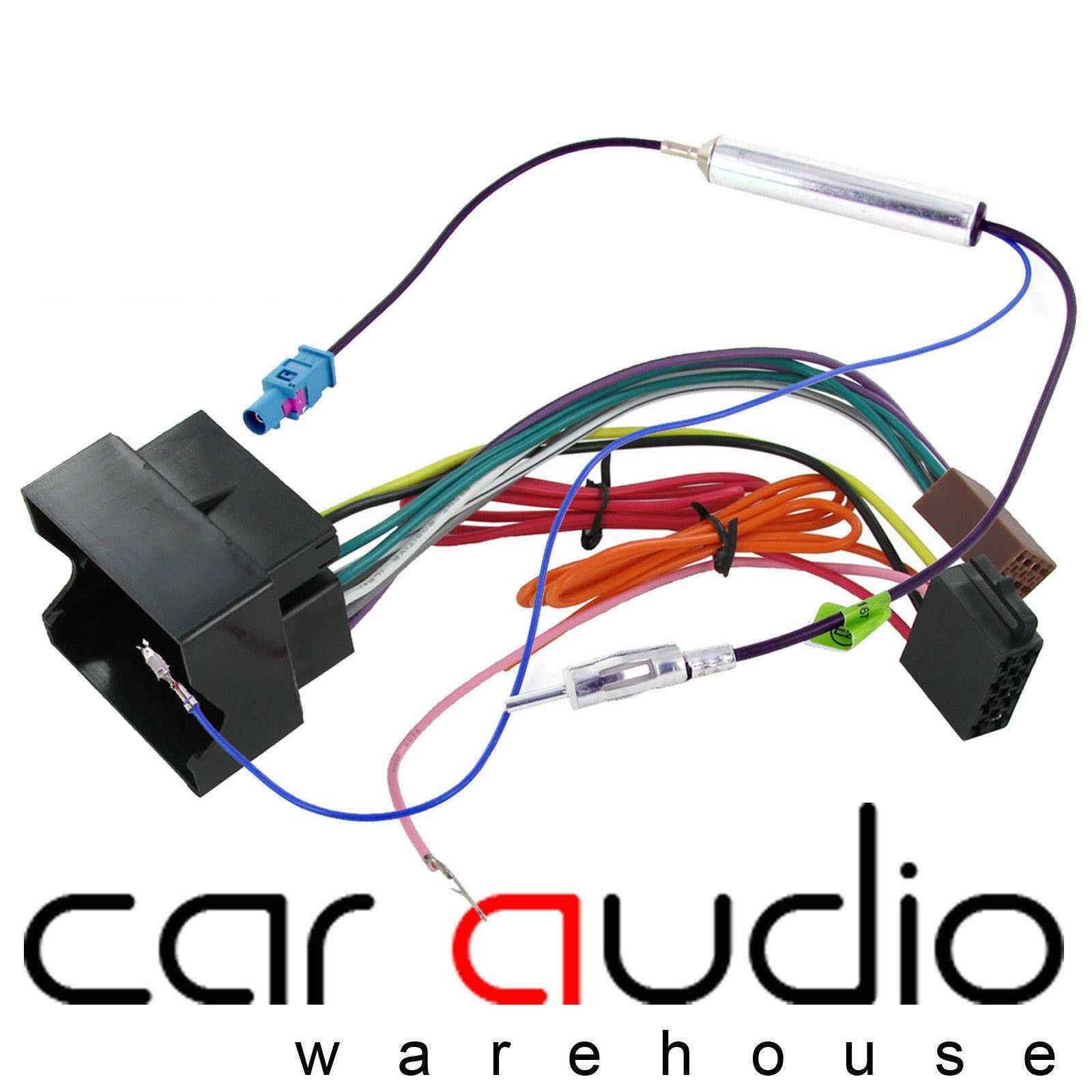 Connects2 CT20VW02 - Volkswagen Golf Touran Polo Passat and Other Models Car Stereo Radio ISO Harness Adapter Lead