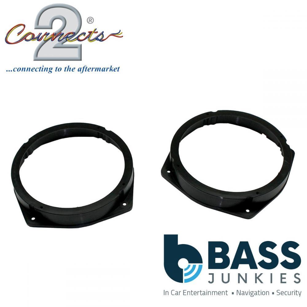 Connects2 CT25FT04 - Fiat Idea 2003 - 2012 165mm 6.5" Front or Rear Car Speaker Adapter Brackets
