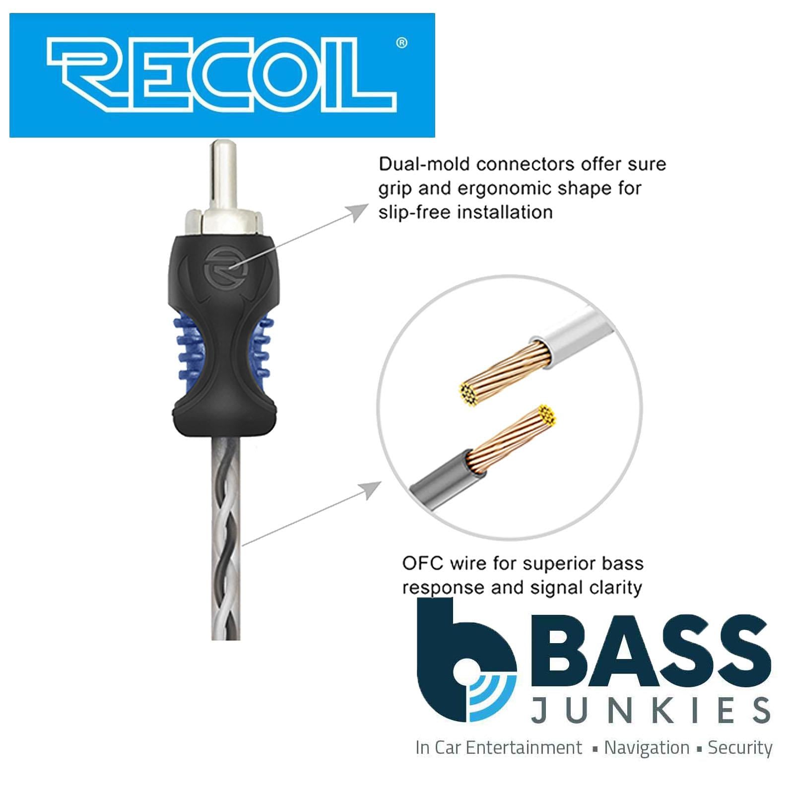 Recoil R1F2M - Echo Series OFC RCA Y-adaptor 1 Female to 2 Male Pair