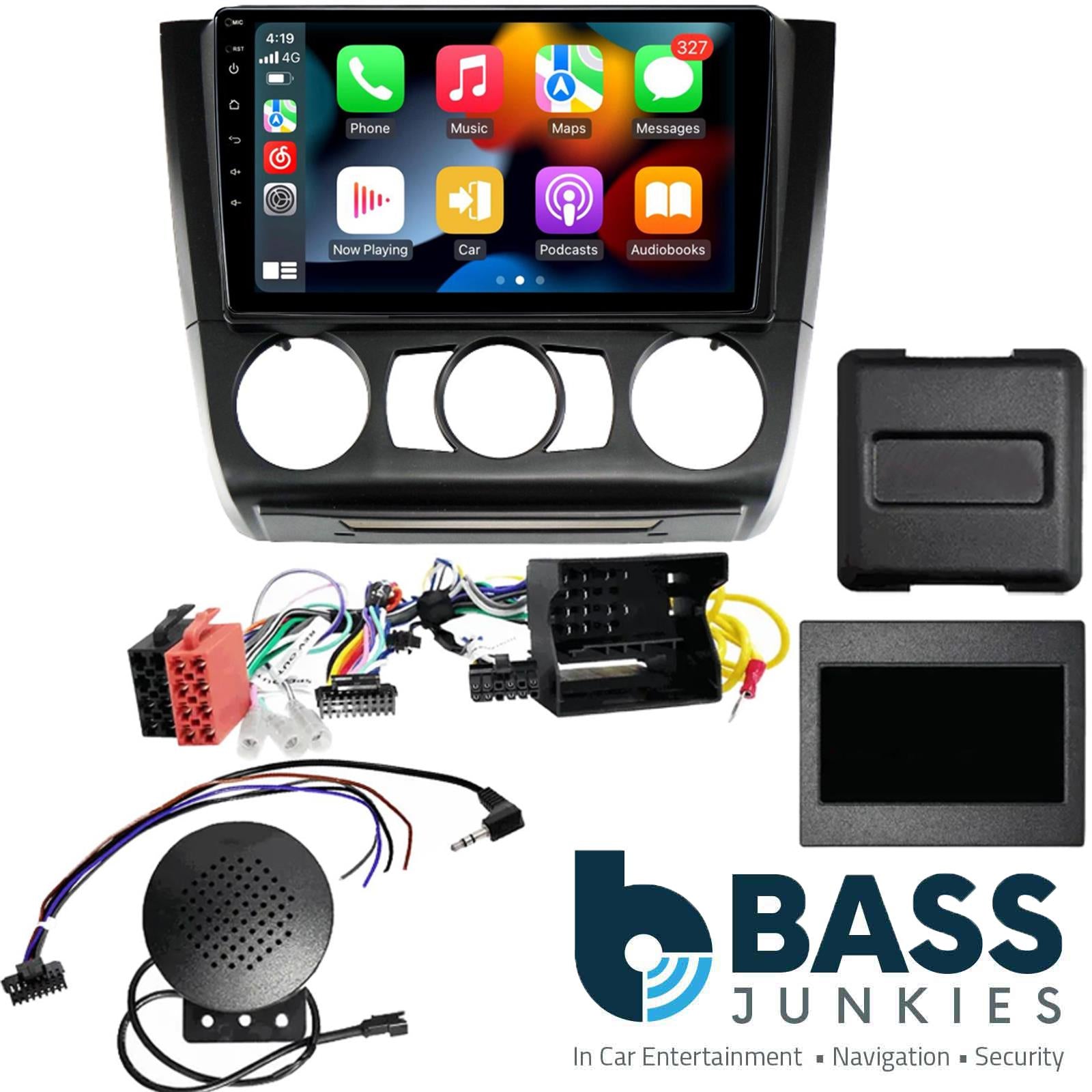 UPGRADED 9" CarPlay Android Car Stereo Kit For BMW 3 Series E90/91/92/93 2004-2012